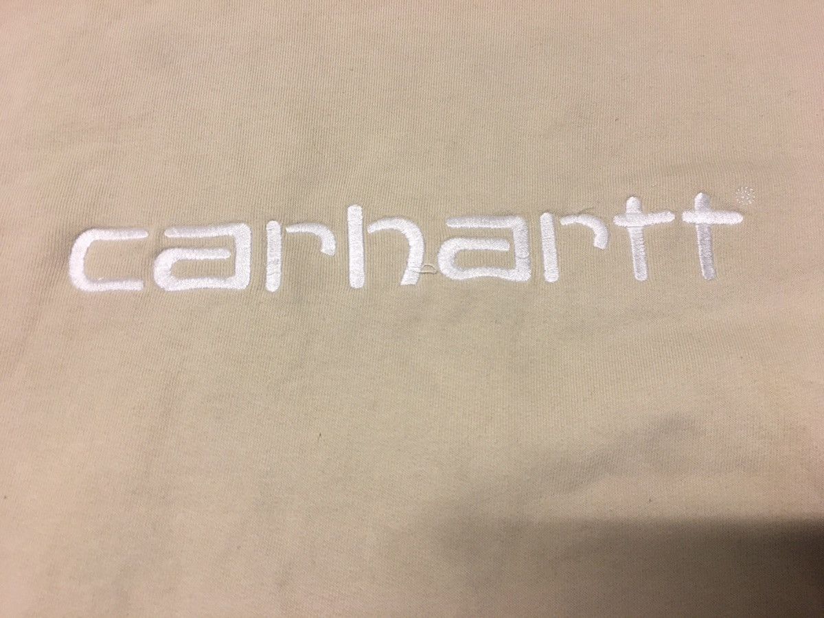Carhartt × Vintage Vintage Carhartt Crewneck 90s Big Logo Sweatshirt Size US XL / EU 56 / 4 - 2 Thumbnail