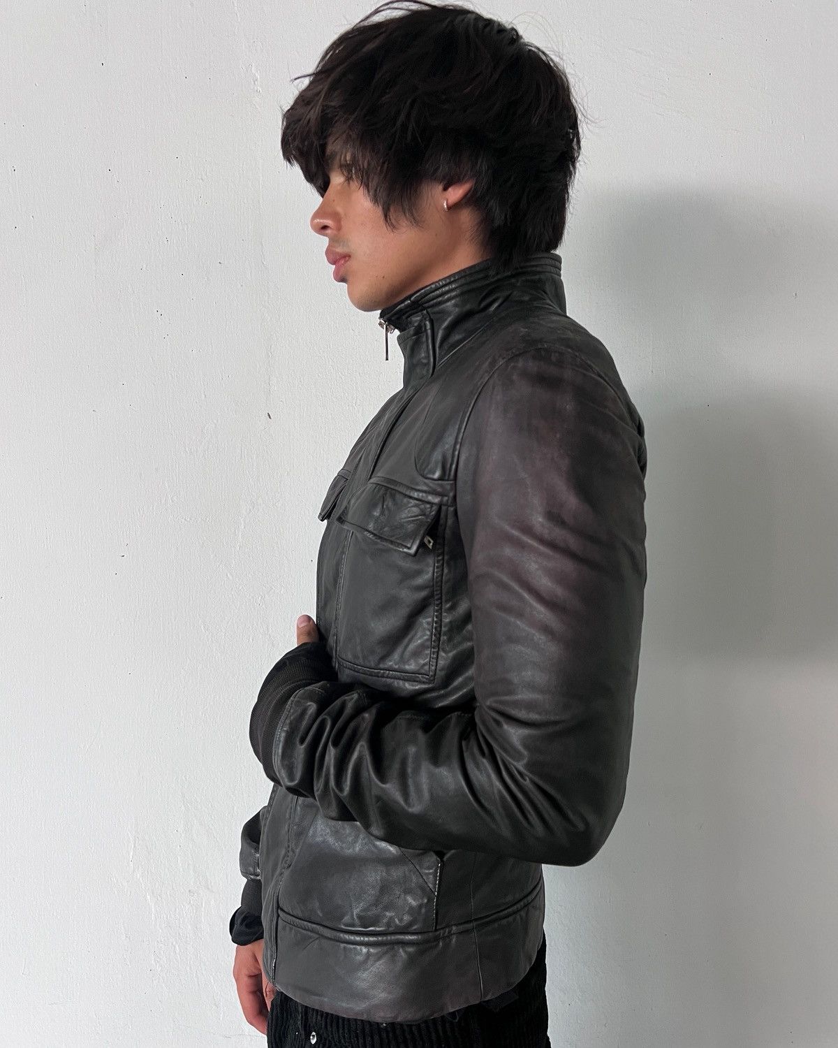 Rick Owens RICK OWENS FW2008 "STAG" BRUISER JACKET Size US XS / EU 42 / 0 - 11 Thumbnail