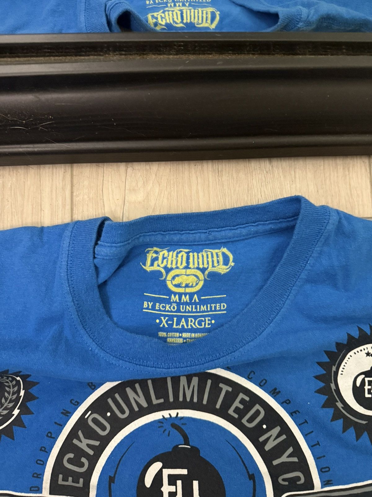 Ecko Unltd. × Ed Hardy × Vintage Vintage / Y2K Ecko Overcome Overthrow All Opposition MMA Size US XL / EU 56 / 4 - 3 Thumbnail