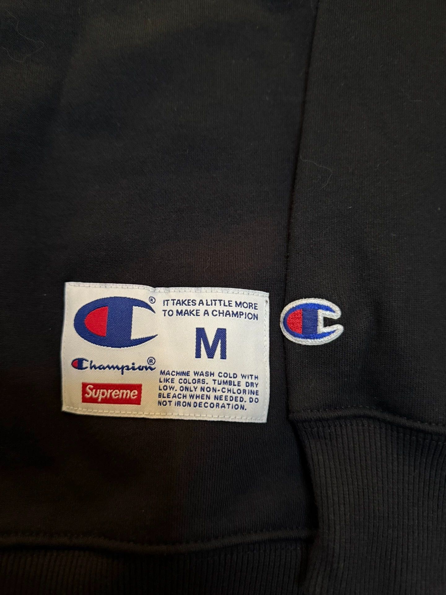 Supreme Supreme Champion Logo Crew Sweatshirt New w Tags M Size US M / EU 48-50 / 2 - 3 Thumbnail