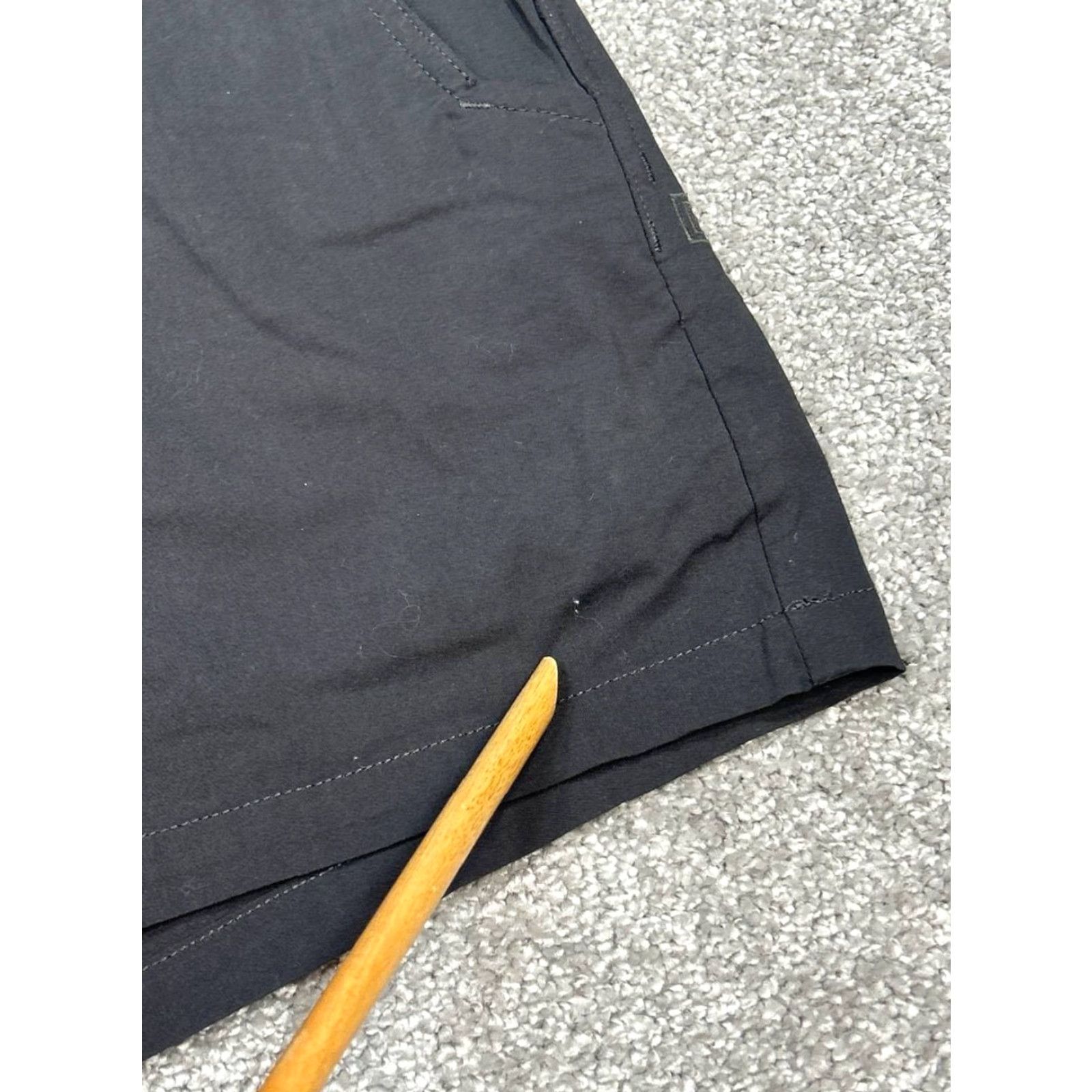 Vintage 5 11 Tactical Chino Shorts Womens 12 Black Denim Logo Cotton High Rise Hiking Size 34" / US 12 / IT 48 - 4 Thumbnail