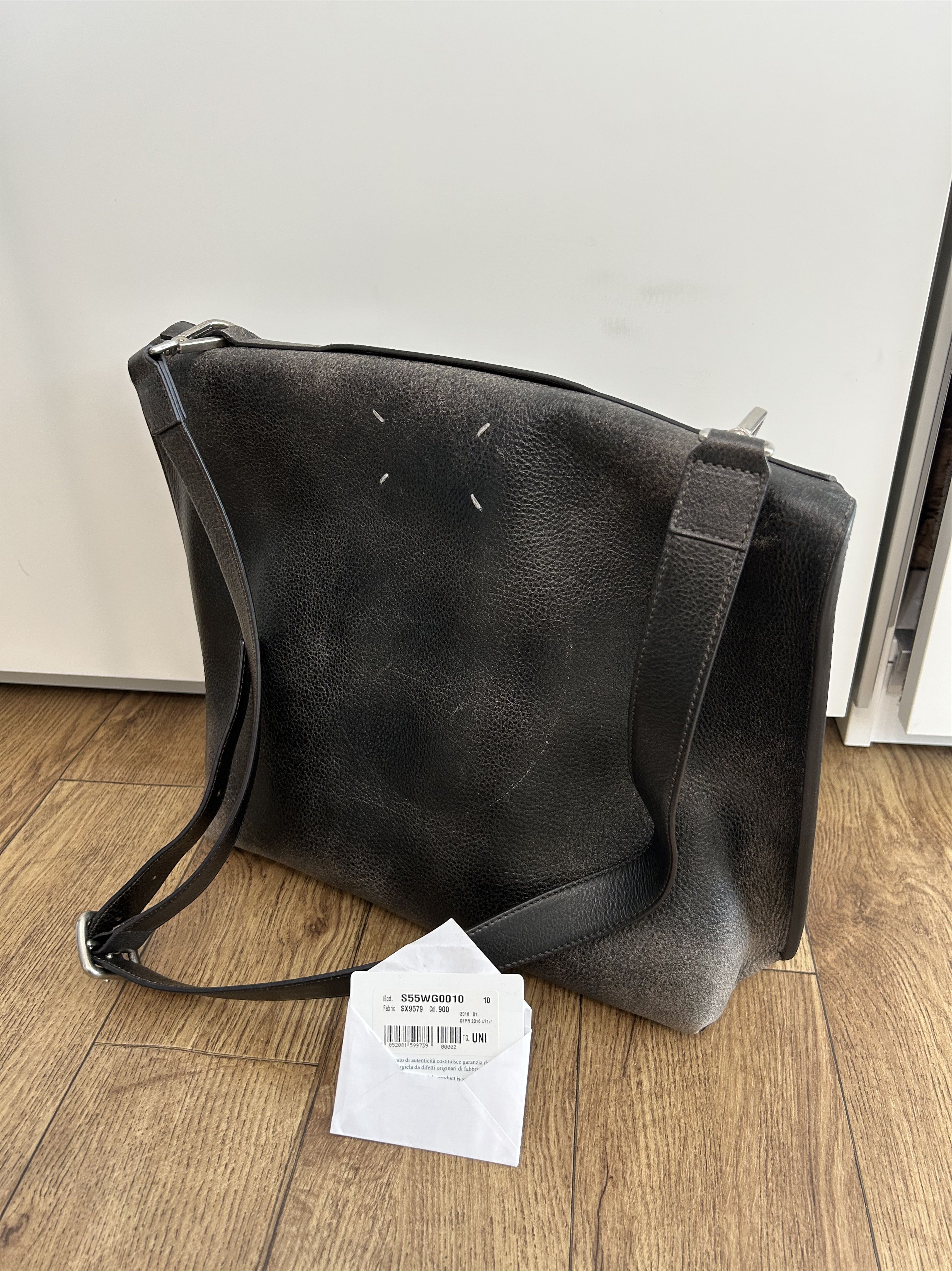 Maison Margiela MAISON MARGIELA Dirty-Wash Messenger Bag Size ONE SIZE - 5 Thumbnail