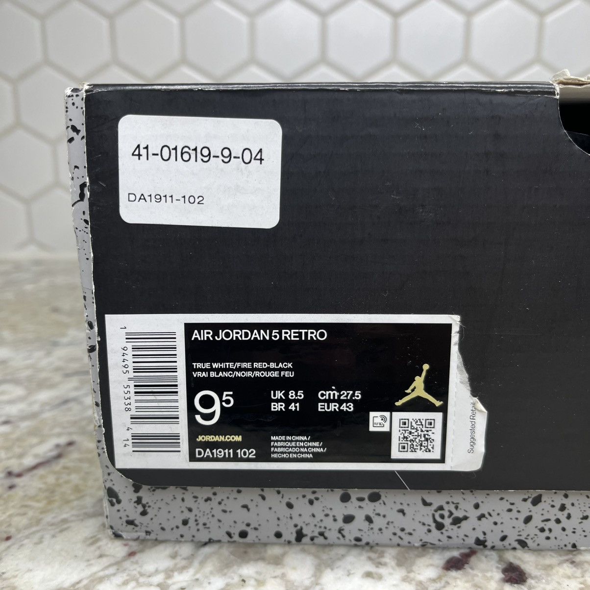 Jordan Brand Size 9.5 - Jordan 5 Retro Fire Red 2020 Clean W/Box Size US 9.5 / EU 42-43 - 19 Thumbnail