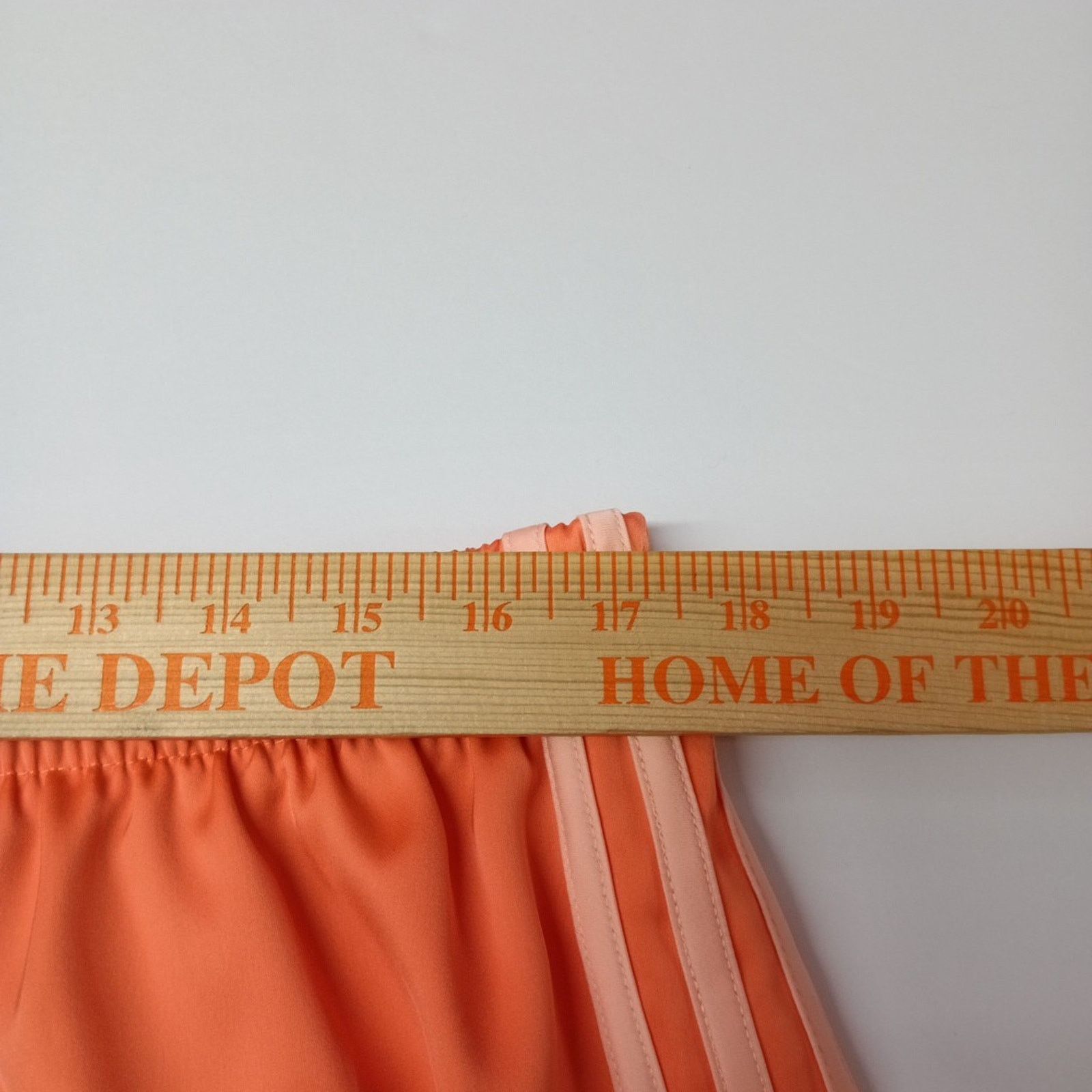 Adidas Adidas Women’s 3-Stripes Shorts Size XL Orange Pull On Size 34" / US 12 / IT 48 - 5 Thumbnail