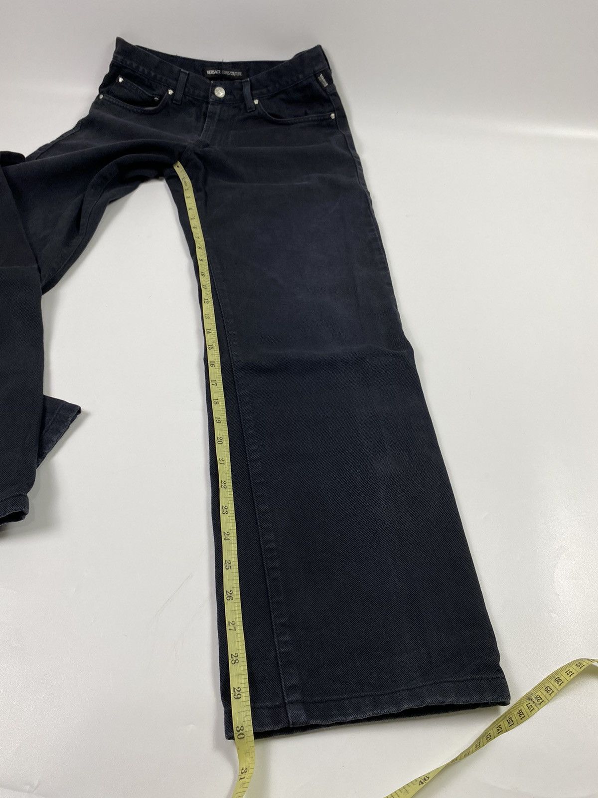 Versace Jeans Couture versace black jeans pant Size US 28 / EU 44 - 14 Thumbnail