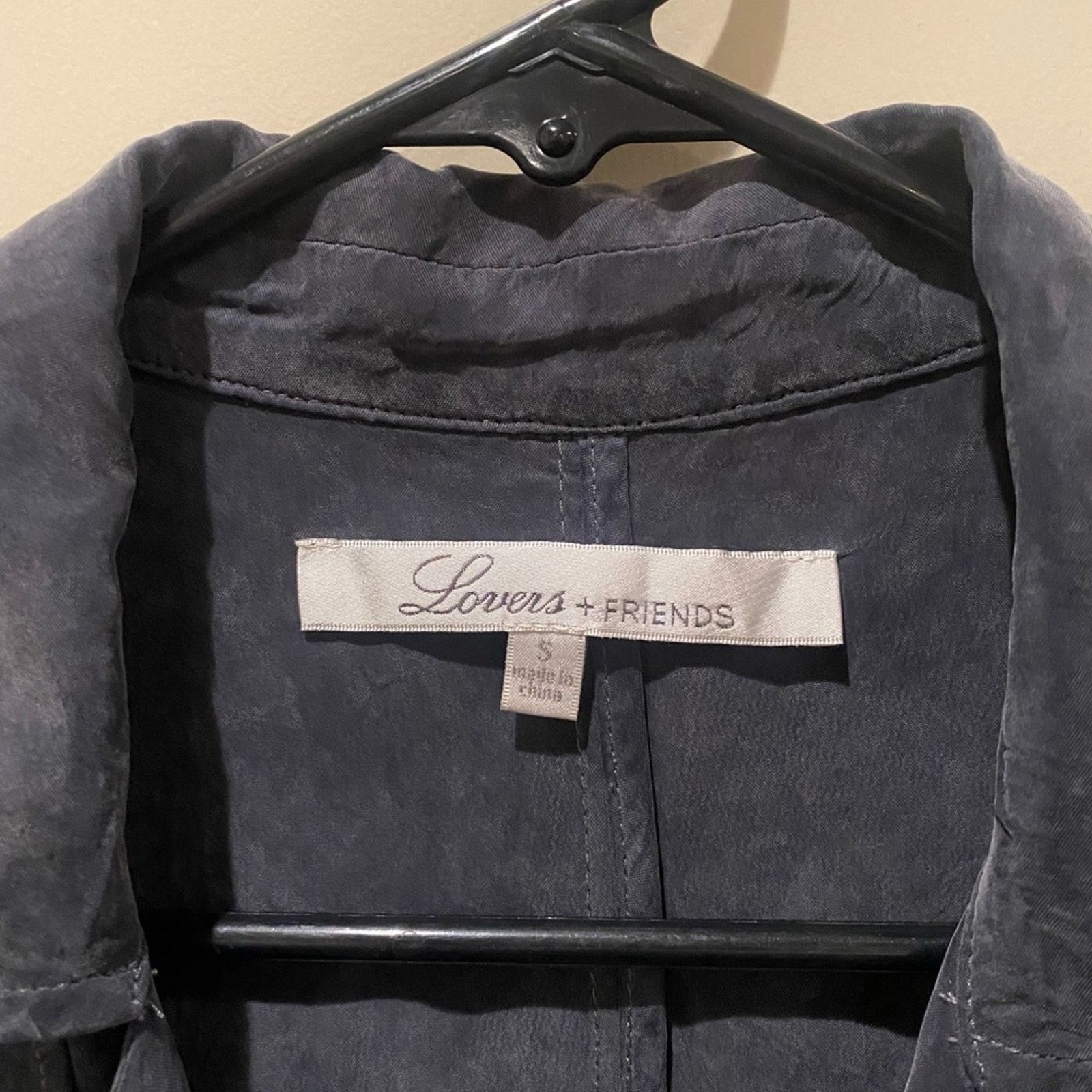 Other Lovers and Friends Midnight Run Trench Coat SZ. S Size S / US 4 / IT 40 - 6 Thumbnail