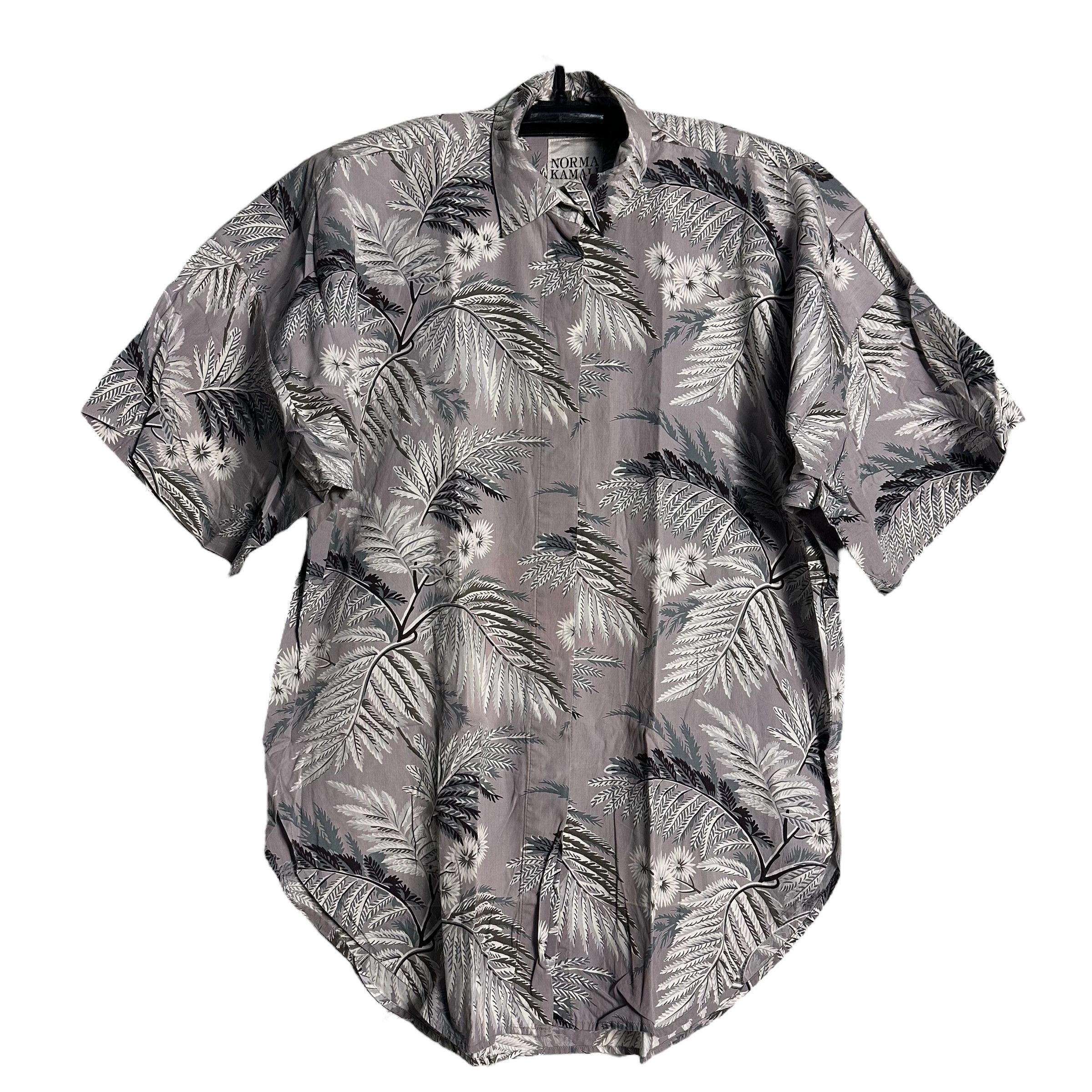 Norma Kamali 🔥RARE🔥Norma Kamali Italian Designer Floral Summer Shirt Size ONE SIZE - 1 Thumbnail