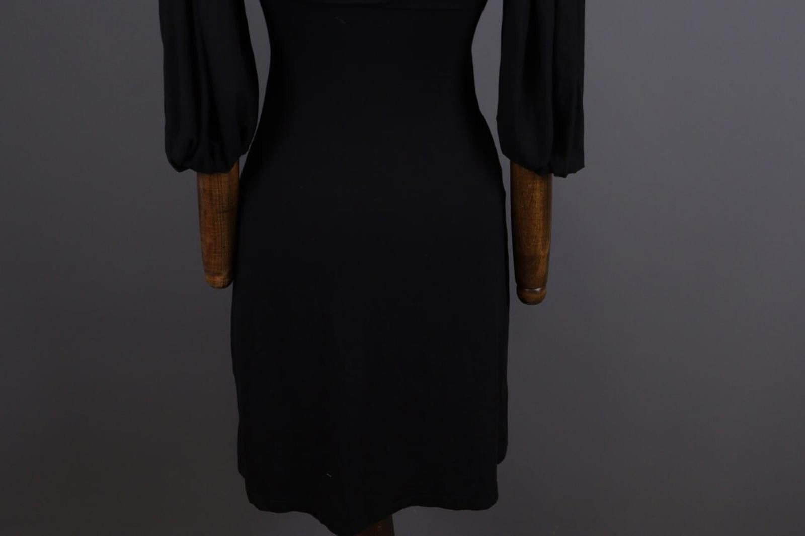 Just Cavalli Just Cavalli Black Designer Wool Evening Dress Sz 40/ XS Size M / US 6-8 / IT 42-44 - 8 Thumbnail