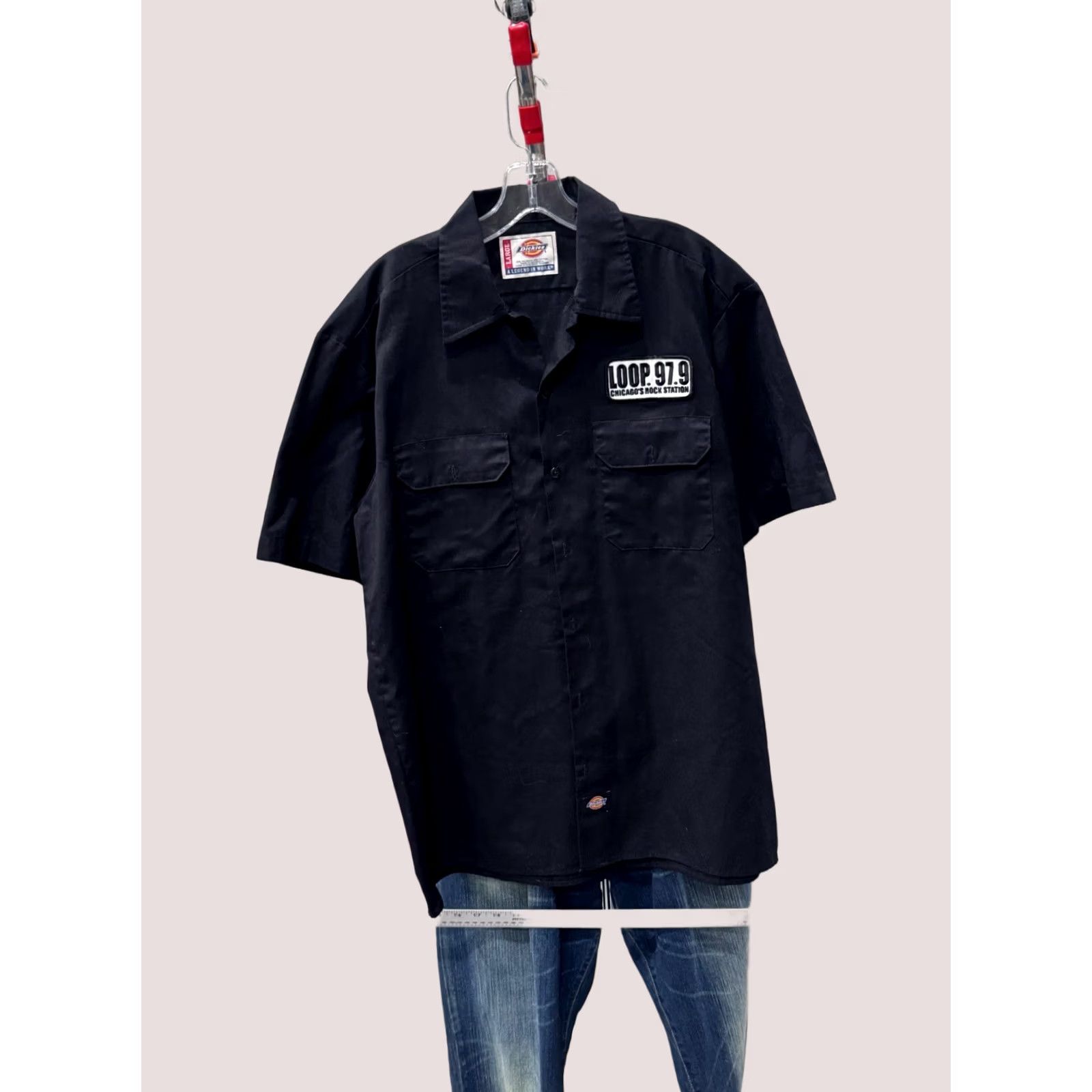 Dickies Dickies Button Up Shirt Dickies Loop 97.9 Chicago Rock Station Large L Multicolor Mens Shirt Size US L / EU 52-54 / 3 - 1 Thumbnail