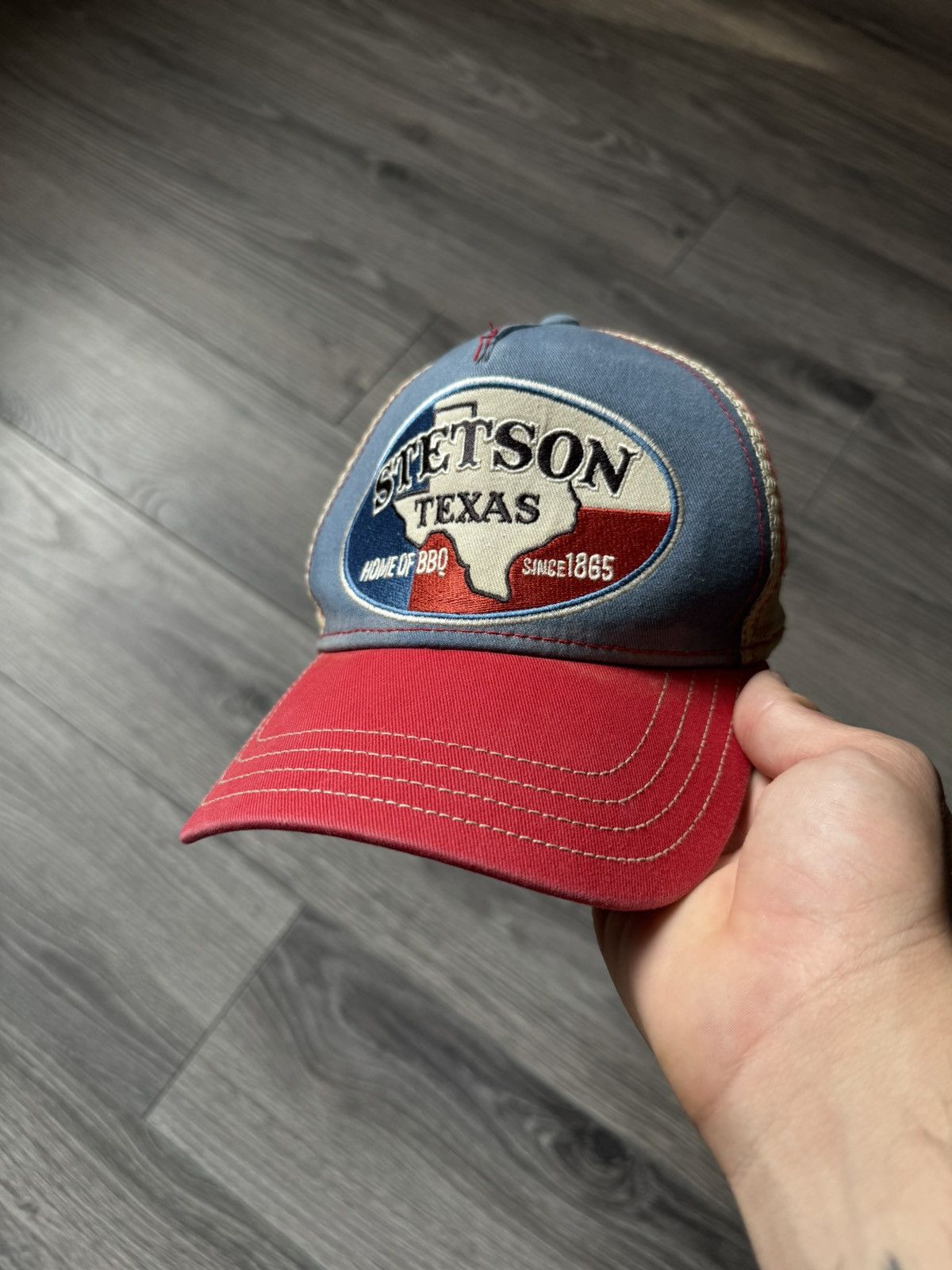 Stetson Stetson Texas Home of BBQ trucker cap Size ONE SIZE - 1 Thumbnail