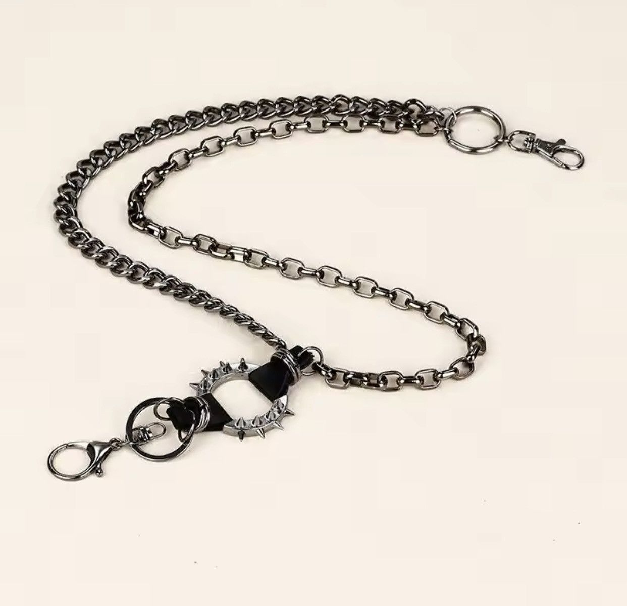 Jewelry 2 Layer Waist Punk Wallet Chain Size ONE SIZE - 2 Thumbnail