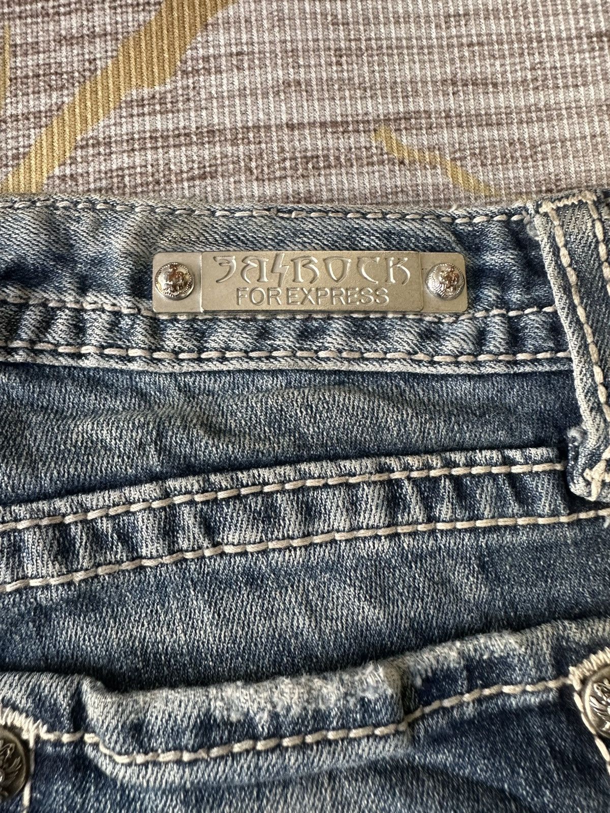 Tornado Mart FLARE Be/Rock For Express Distressed Denim Size 27" / US 4 / IT 40 - 18 Thumbnail
