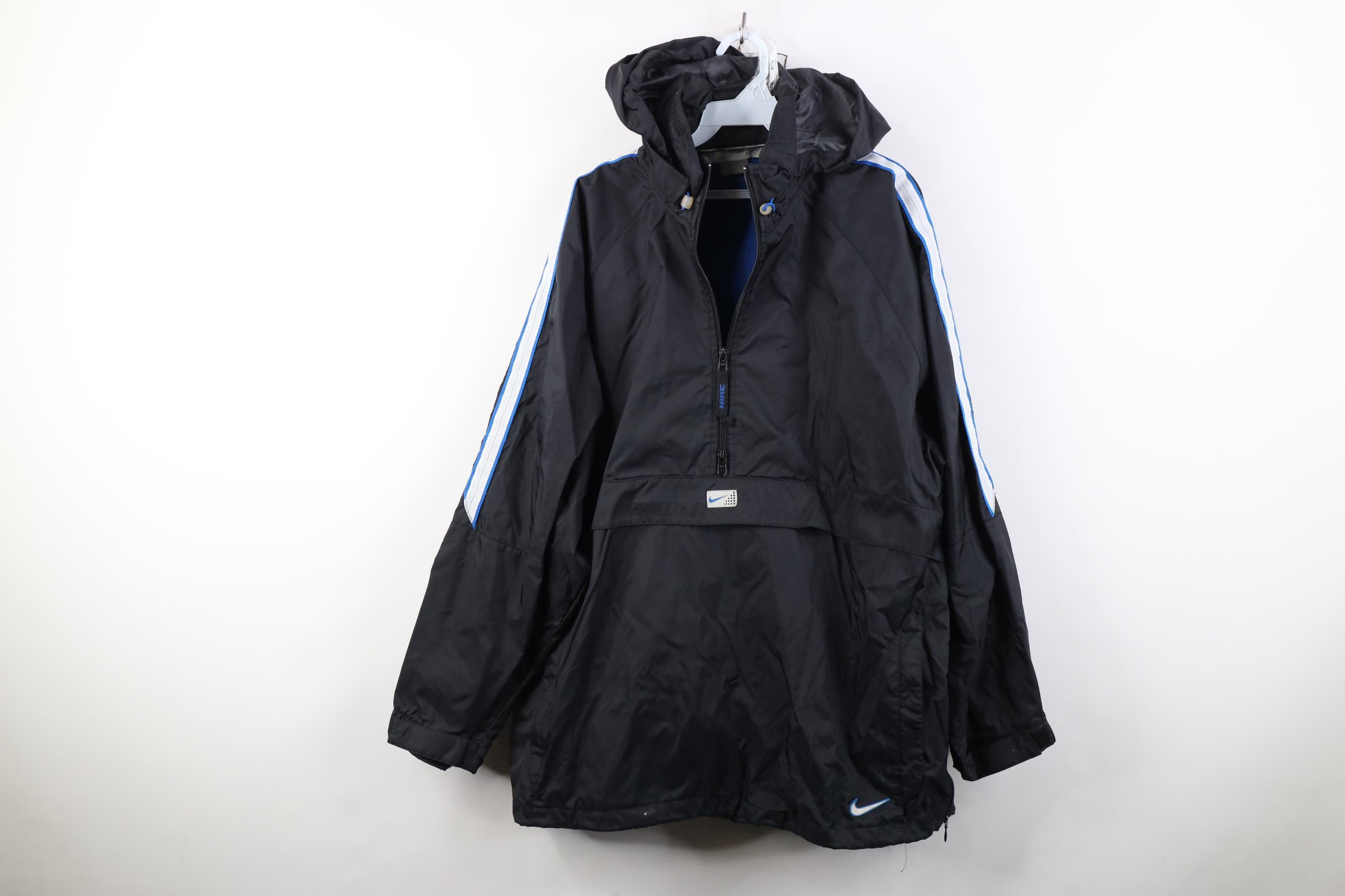 Nike Vintage Nike Center Swoosh Hooded Anorak Windbreaker Jacket Size US M / EU 48-50 / 2 - 1 Thumbnail