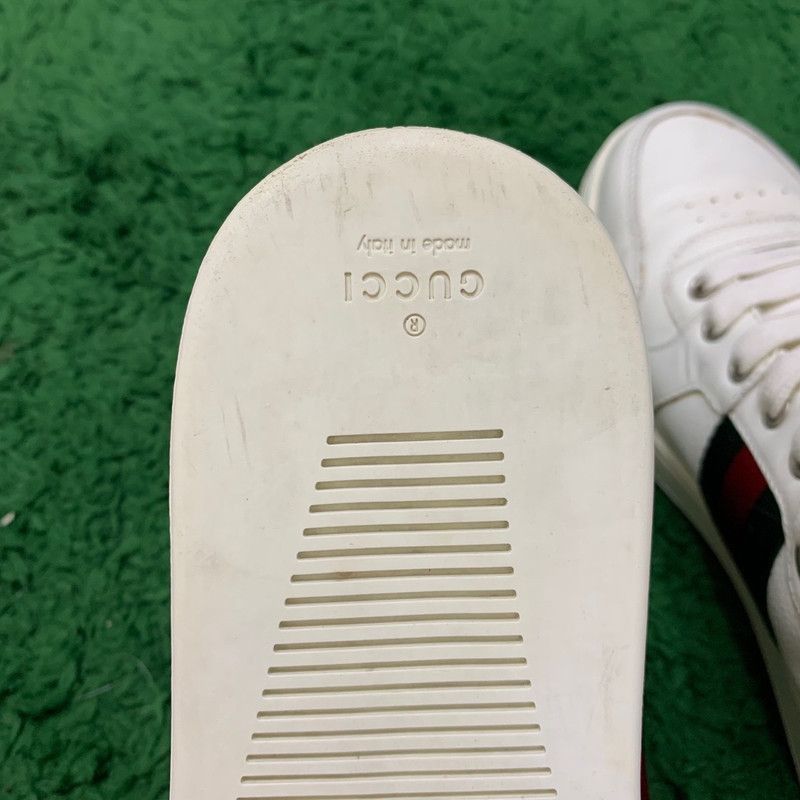 Gucci Gucci White Leather Stylish High Top Sneakers Size US 8.5 / EU 41-42 - 8 Thumbnail