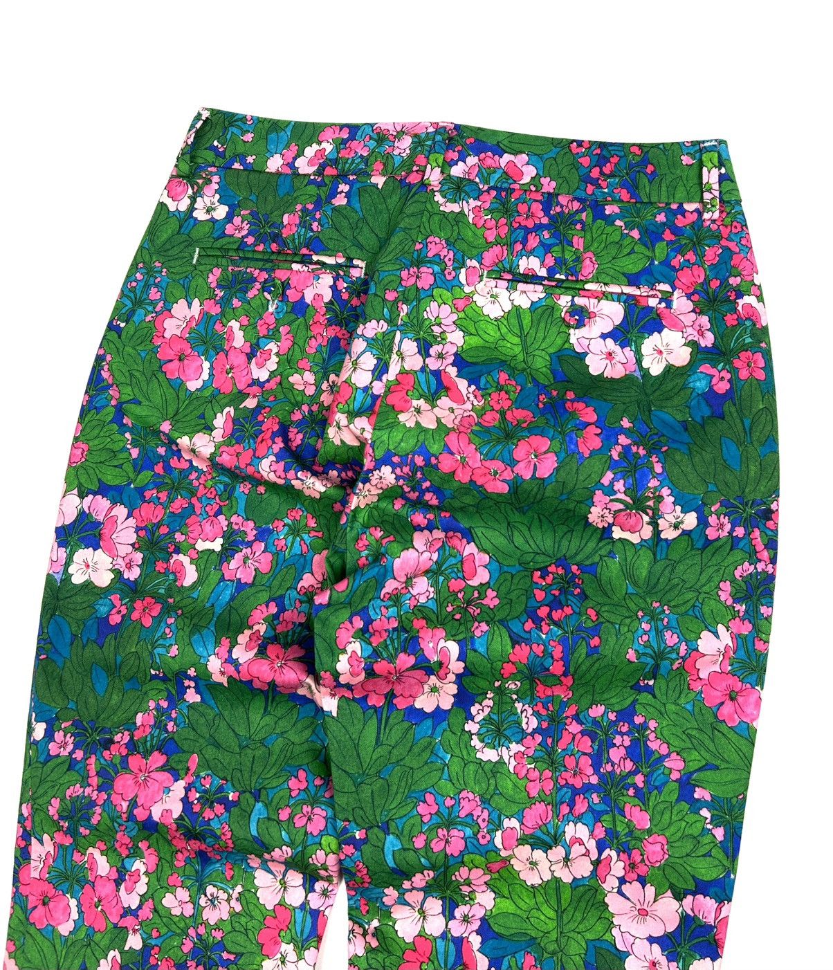 Weekend Max Mara rare Weekend Max Mara Floral Print Pants Cropped Trousers S Size 28" / US 6 / IT 42 - 8 Thumbnail