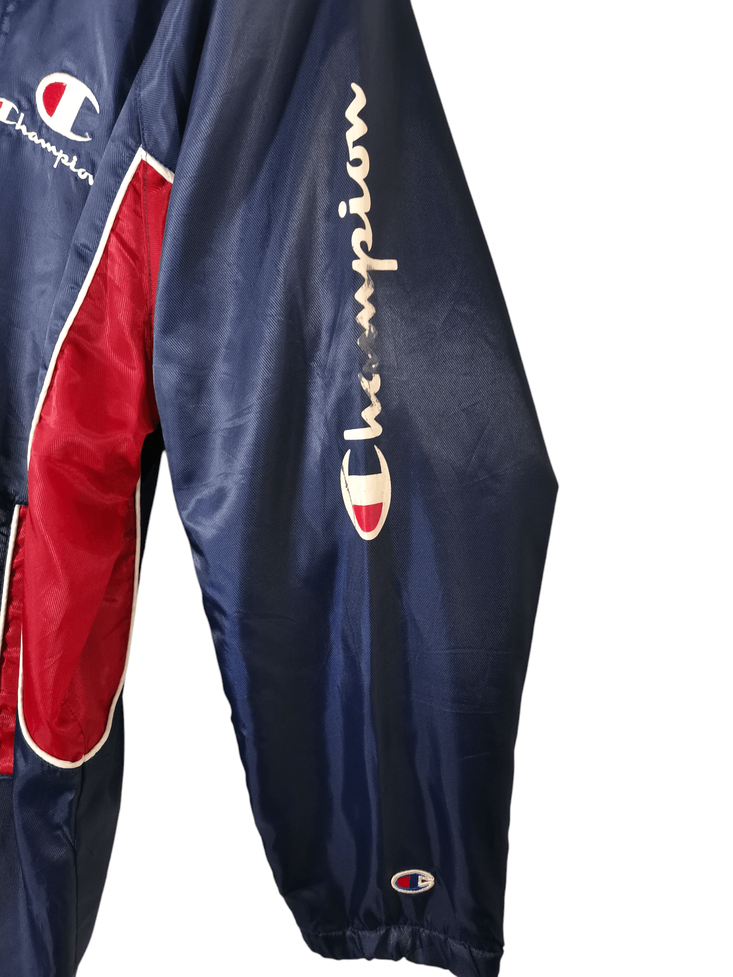 Champion × Vintage Champion Parka Down Jacket Zipper Button Hoodie Jacket Size US M / EU 48-50 / 2 - 4 Thumbnail