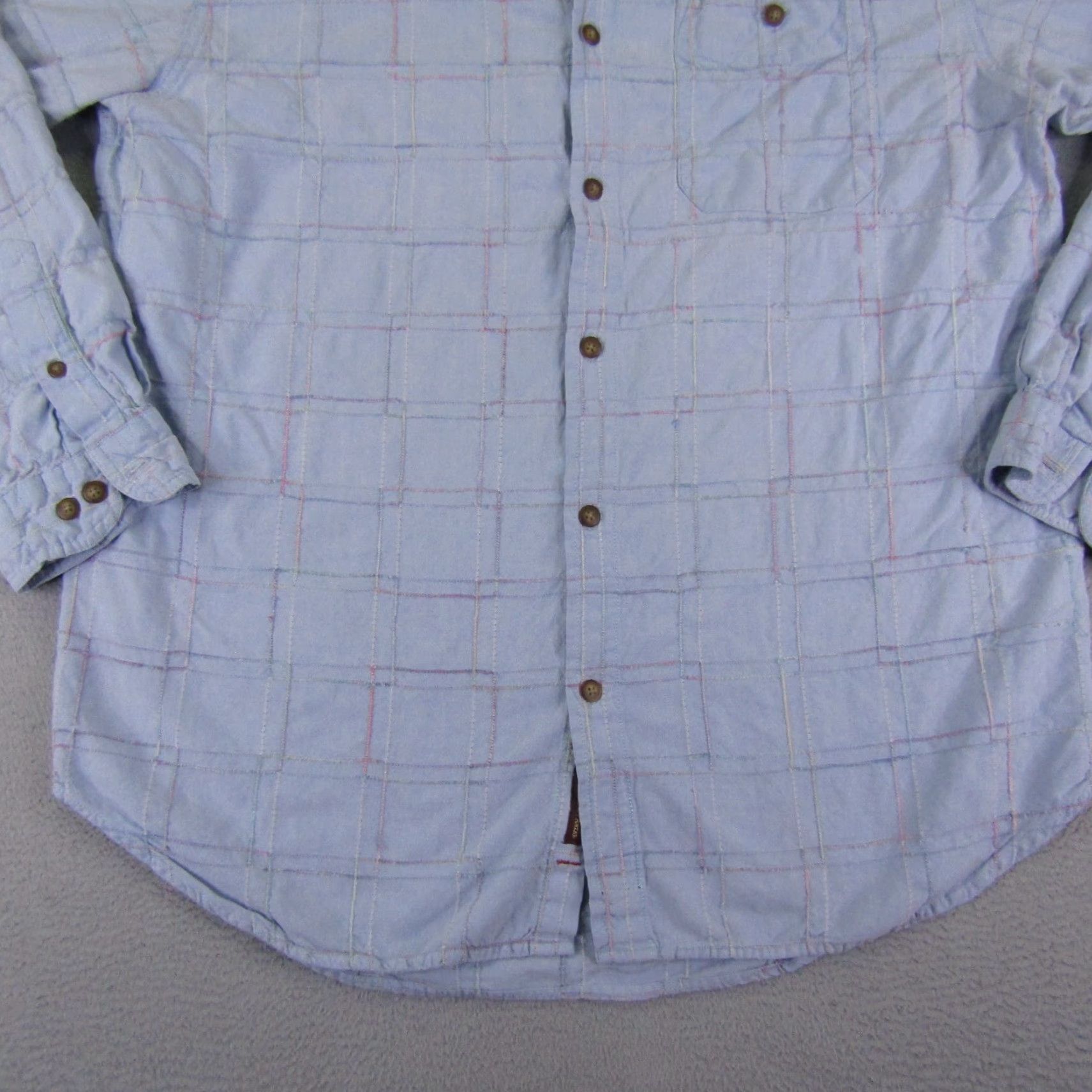 The Territory Ahead VINTAGE Territory Ahead Shirt Mens XL Blue Plaid Button-Up Casual Workwear 90s Theme Mens Size US XL / EU 56 / 4 - 4 Thumbnail