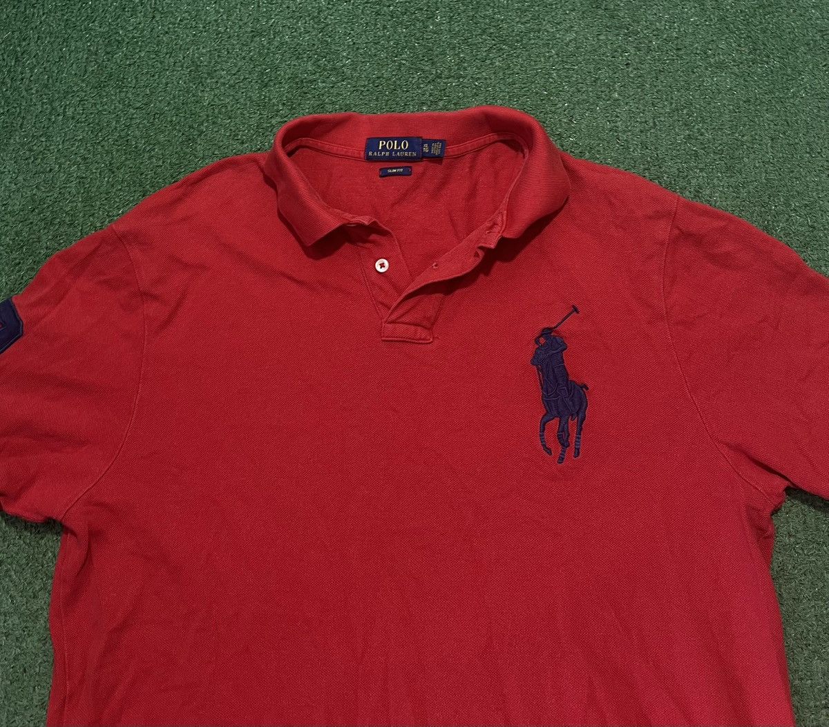 Polo Ralph Lauren Polo Ralph Lauren Red Polo Chief Keef Style Size US XL / EU 56 / 4 - 3 Thumbnail