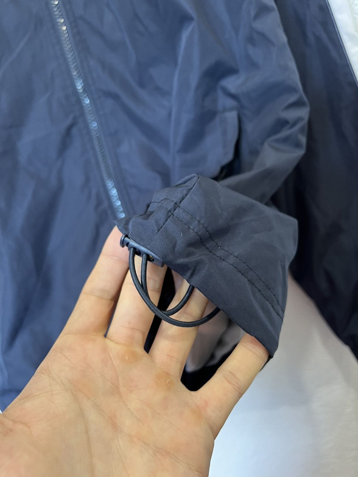 Sergio Tacchini Vintage 90s Sergio Tacchini Blue Nylon Track Top Zip Size US M / EU 48-50 / 2 - 5 Thumbnail