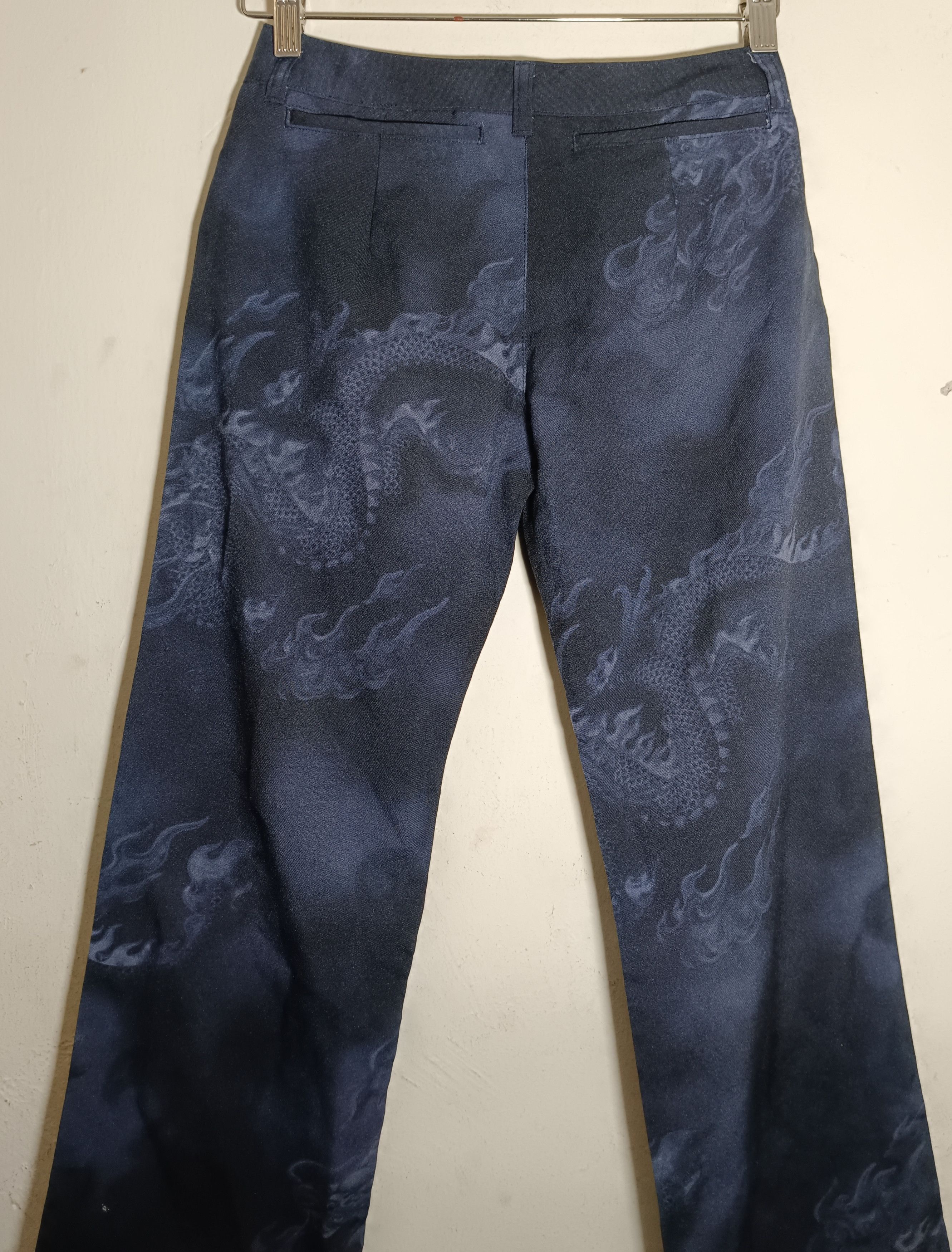 14th Addiction × If Six Was Nine × Le Grande Bleu (L.G.B.) Japanese Y2K Pants Dragon Size US 26 / EU 42 - 6 Thumbnail