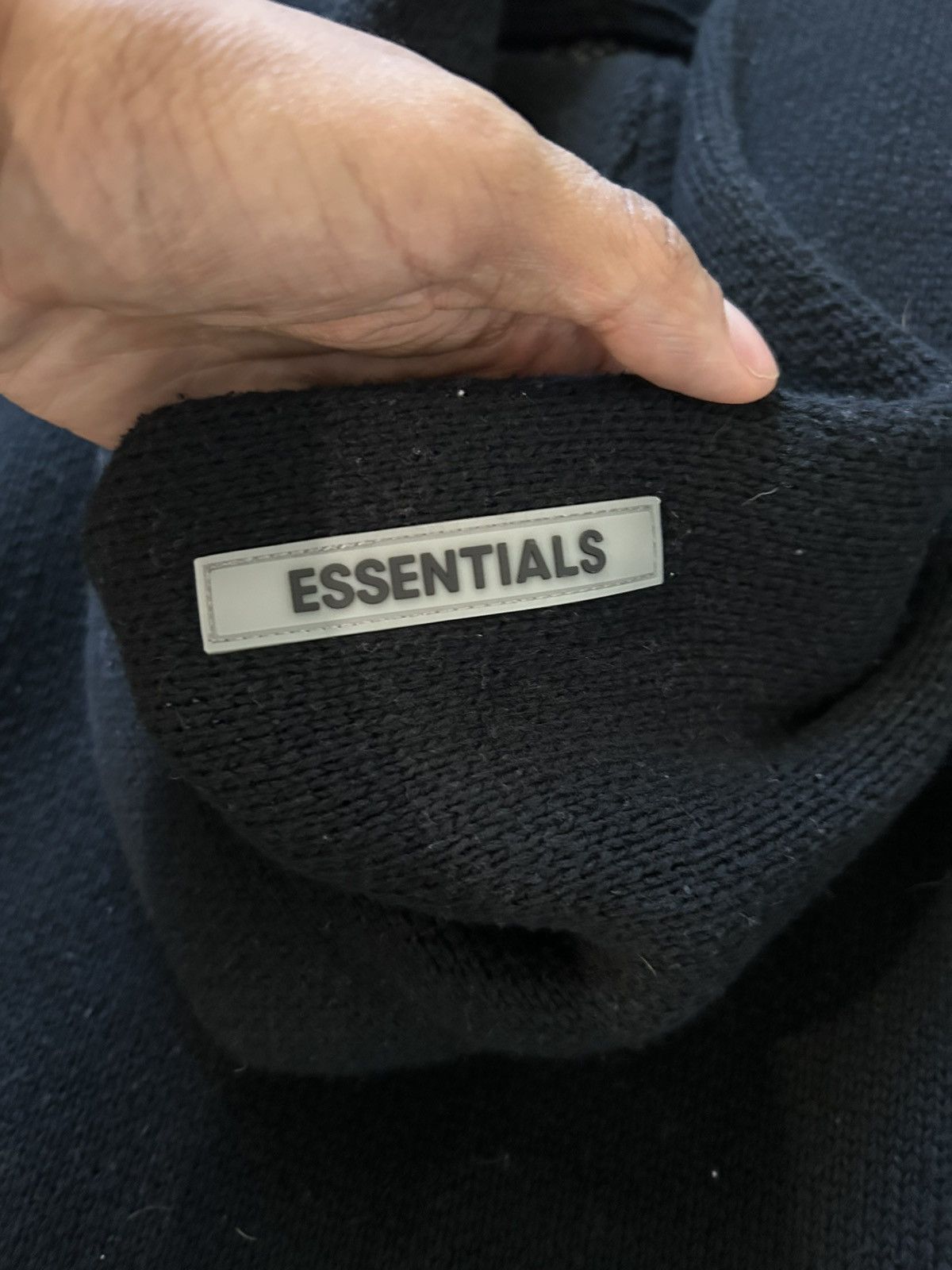 Fear of God Essentials FEAR OF GOD hoodie/BLK Size US XXS / EU 40 - 3 Thumbnail