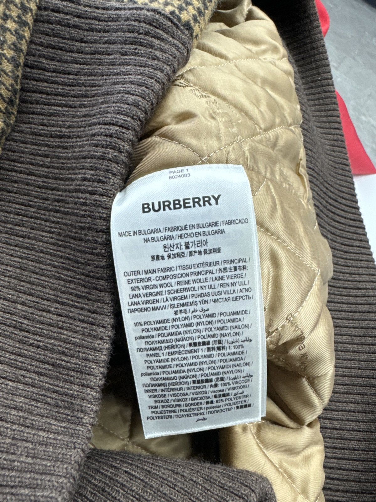 Burberry Burberry Wool Red Satin Varsity Jacket Size US L / EU 52-54 / 3 - 16 Thumbnail