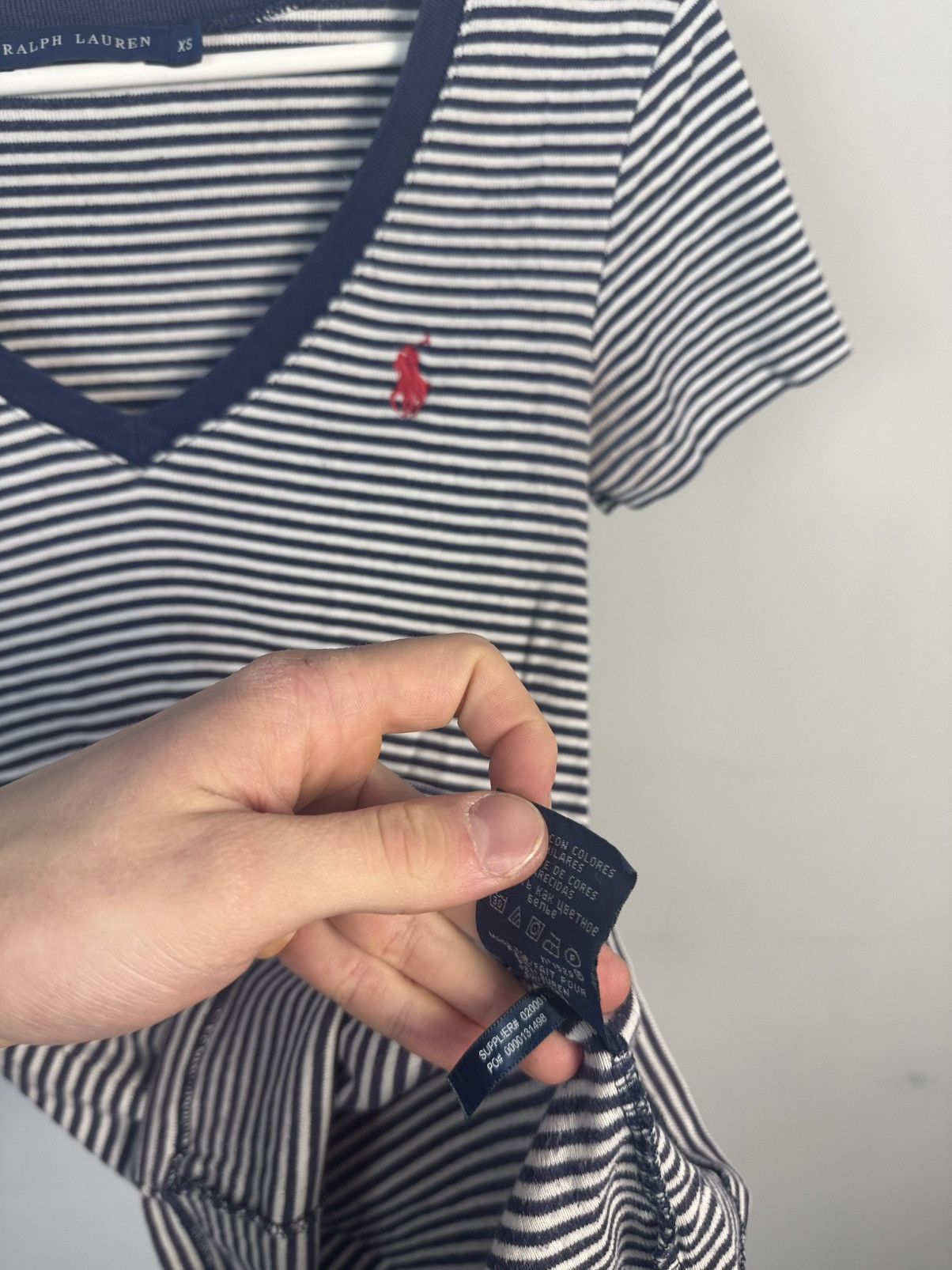 Polo Ralph Lauren × Vintage 🔥 Vintage Polo Ralph Lauren striped t shirt tee size M Size XS / US 0-2 / IT 36-38 - 5 Thumbnail