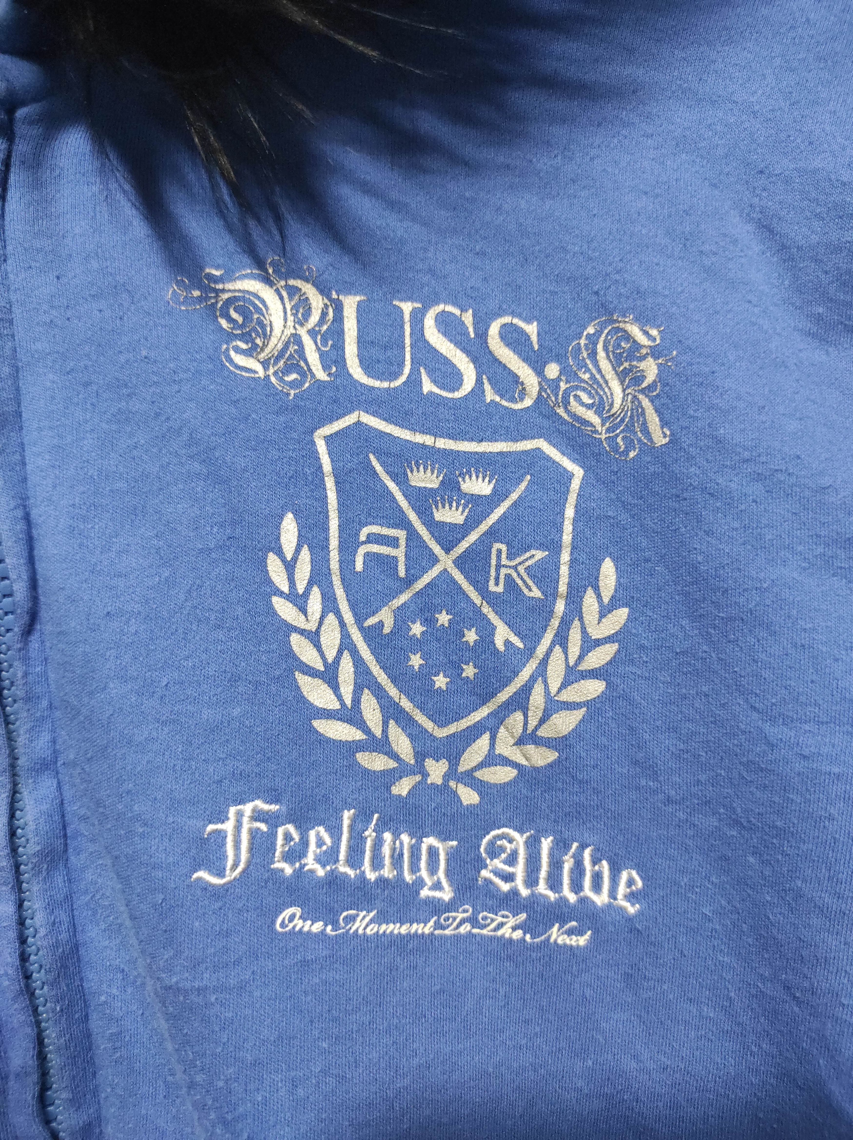 Japanese Brand Russ-K Zip Fur Hoodie IfSixWasNine LGB style Size US S / EU 44-46 / 1 - 5 Thumbnail