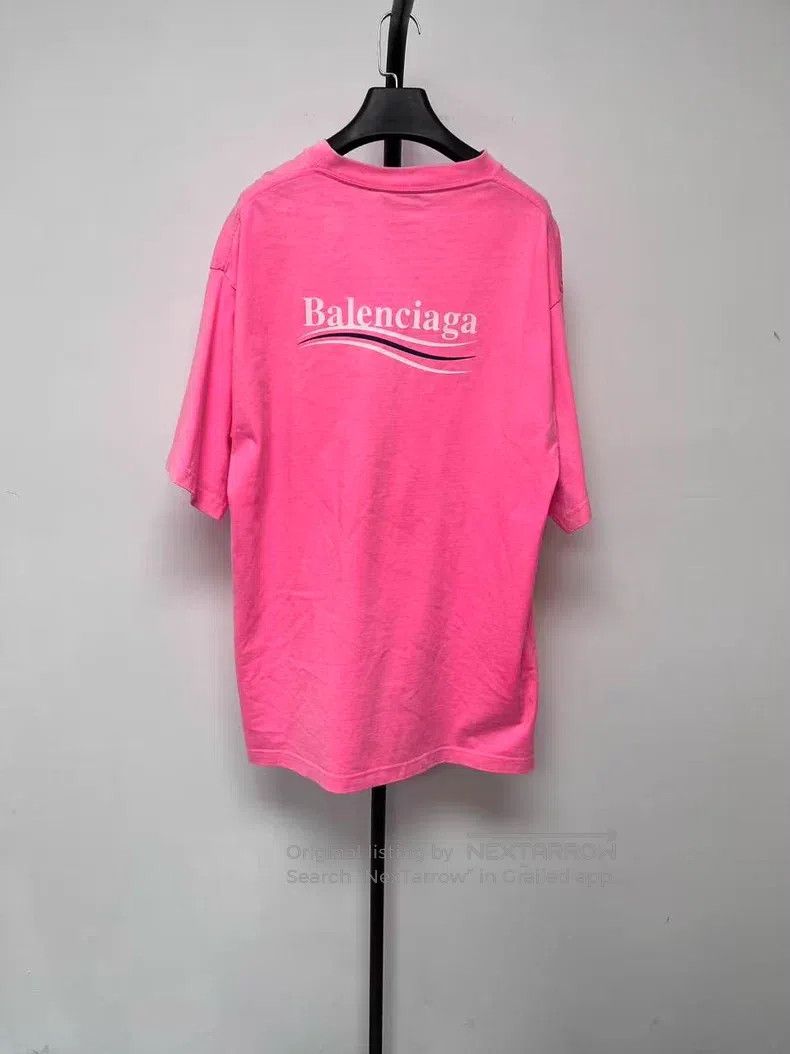 Balenciaga Balenciaga Logo Letter Printed Casual Crew Neck Short Slee Size US XS / EU 42 / 0 - 2 Thumbnail
