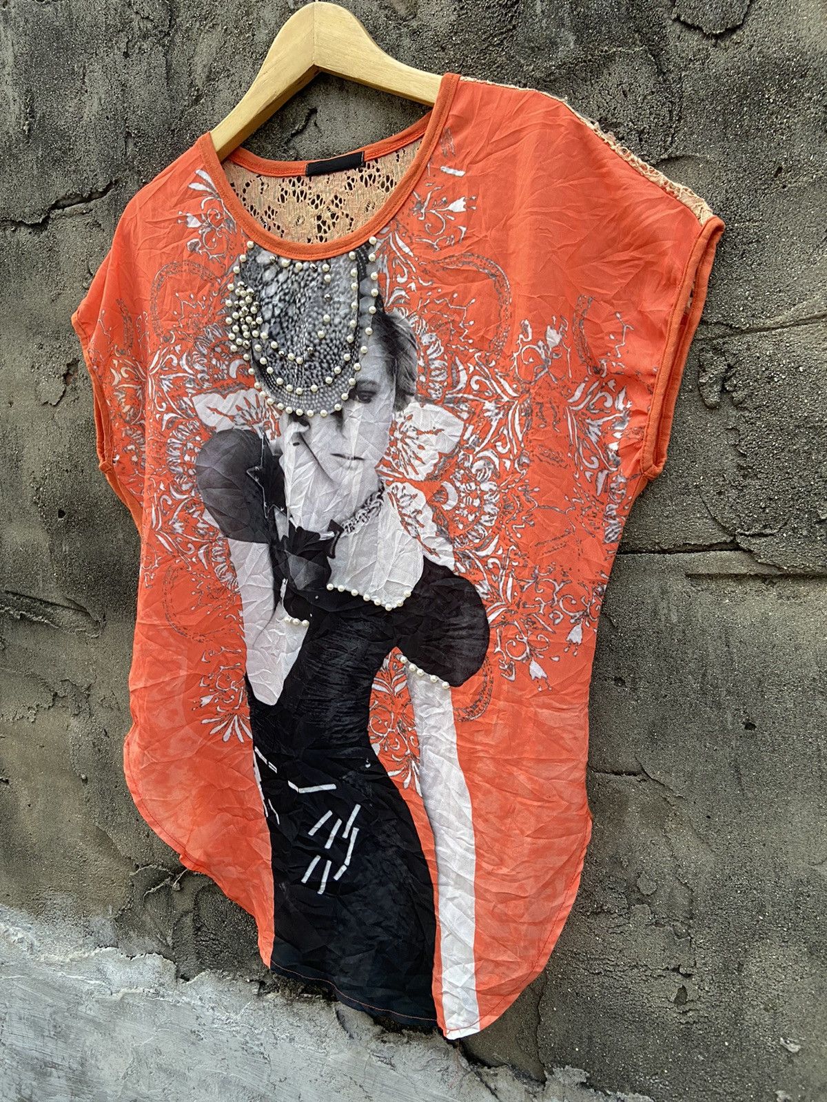Hysteric Glamour × Japanese Brand × Vintage 2000s blouses marlyn monroe studded pearl Size XL / US 12-14 / IT 48-50 - 5 Thumbnail