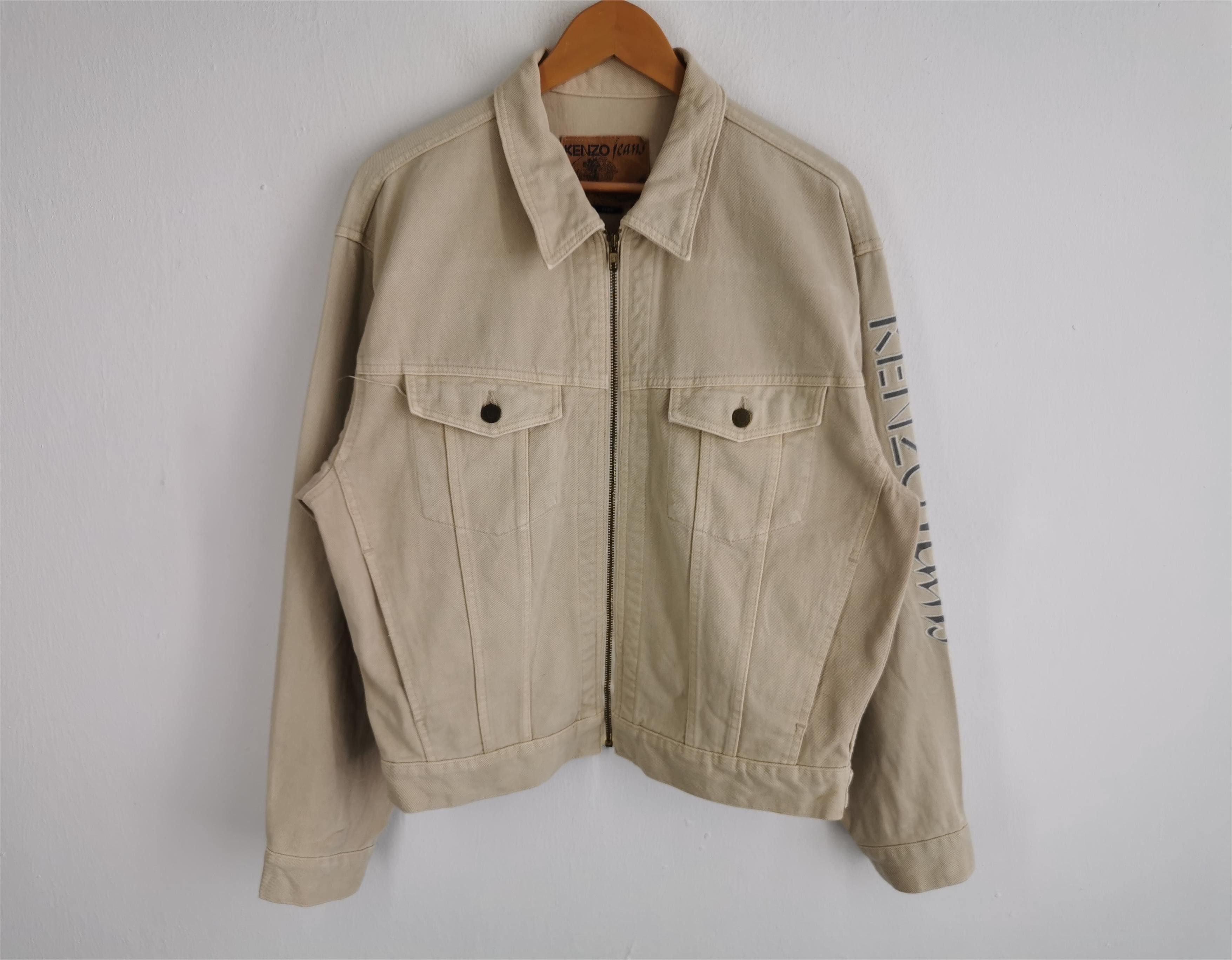 Kenzo Vintage Kenzo Denim Jacket Made In Japan Size M Size US M / EU 48-50 / 2 - 2 Thumbnail
