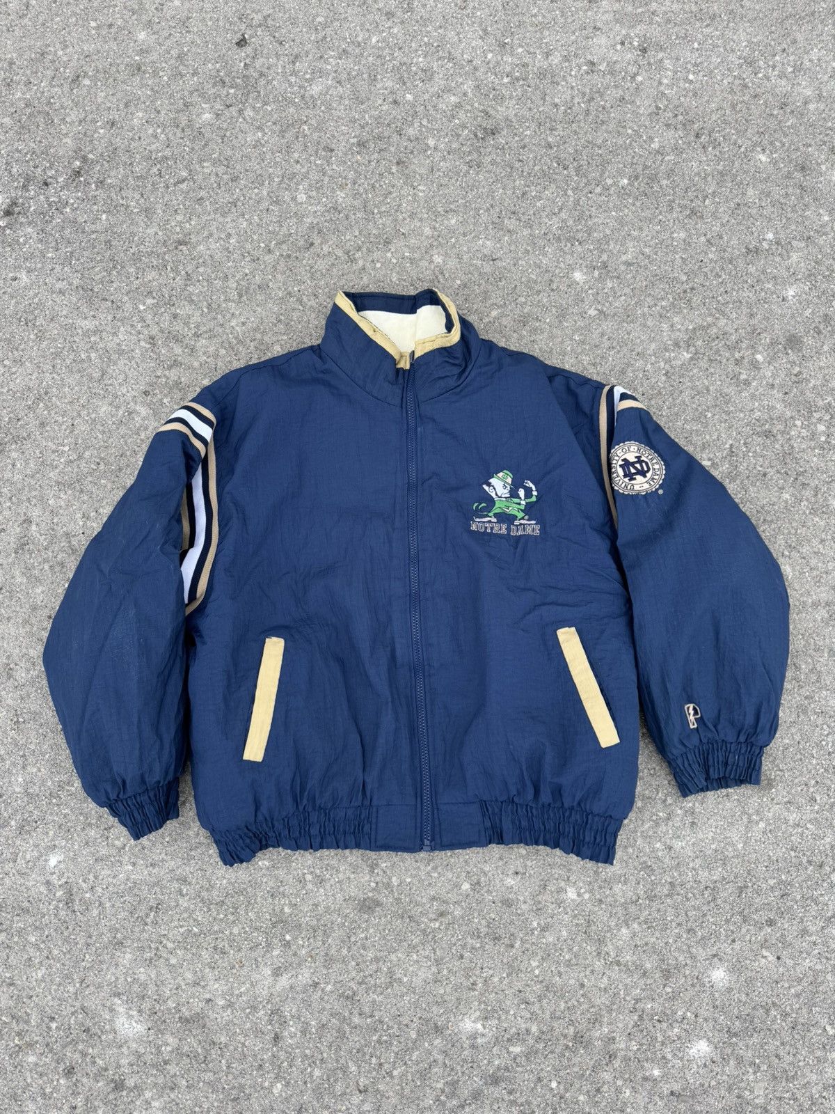 Notre Dame“Fighting Irish“ ヴィンテージ スタジャン Notre Dame Fighting Irish – National Vintage League