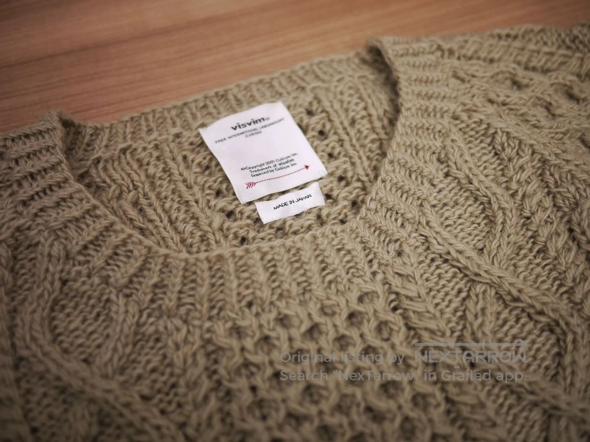 Visvim visvim 19aw galway crew hand-knit sweater. Size US M / EU 48-50 / 2 - 4 Thumbnail