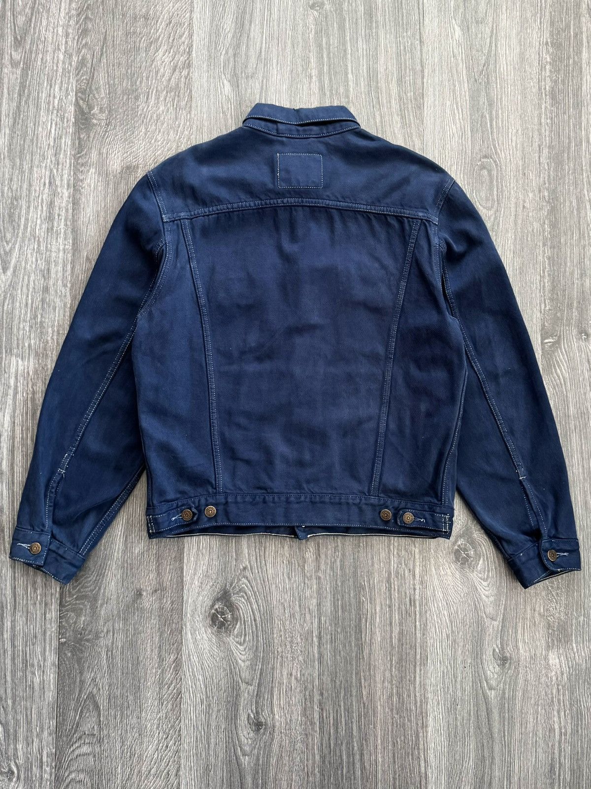 Levi's Vintage Clothing 90s Vintage Levis Navy Trucker Jacket Man M Size US M / EU 48-50 / 2 - 8 Thumbnail