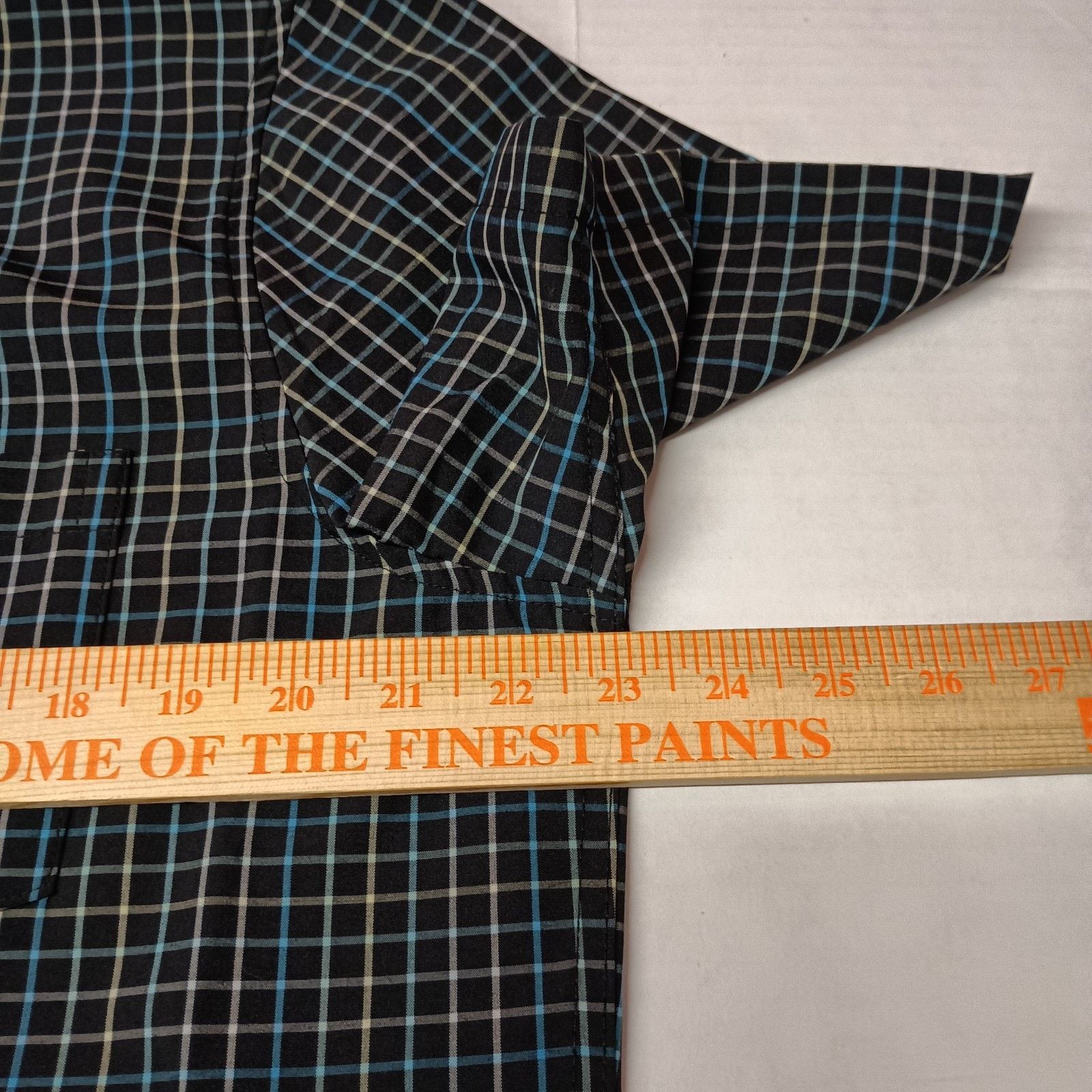 Chaps Chaps Woven Shirt Men's Size M Jet Black Stretch UPF 50 Size US M / EU 48-50 / 2 - 4 Thumbnail