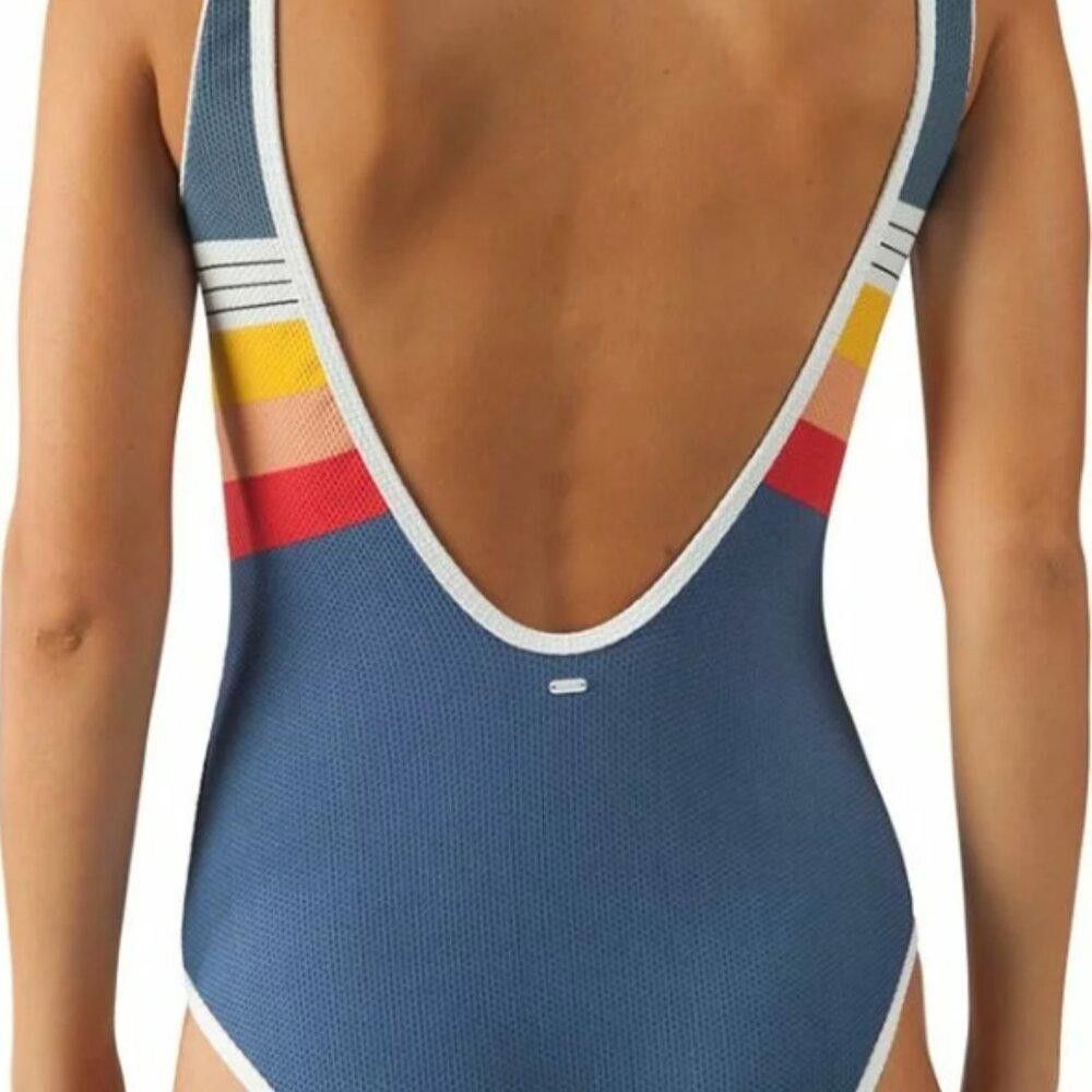 Rip Curl NWT Rip Curl Beach Street One Piece Swimsuit Large Blue Size ONE SIZE - 2 Thumbnail