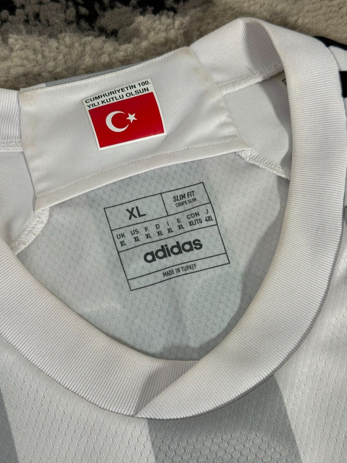 Adidas 2023 Adidas FC Besiktas JK Football Jersey Size US XL / EU 56 / 4 - 4 Thumbnail