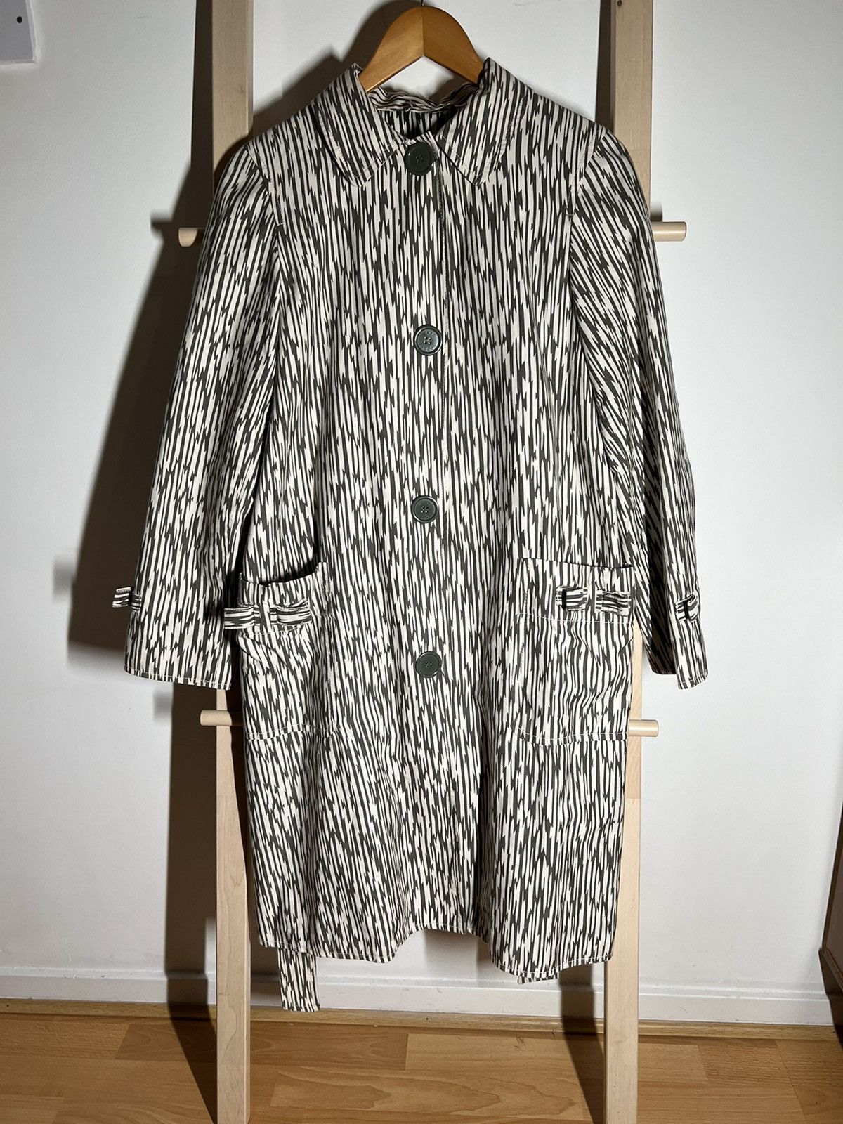 Marc Jacobs Marc Jacobs Trench Coat – Size S, Abstract Pattern, Great Condition Size S / US 4 / IT 40 - 1 Thumbnail