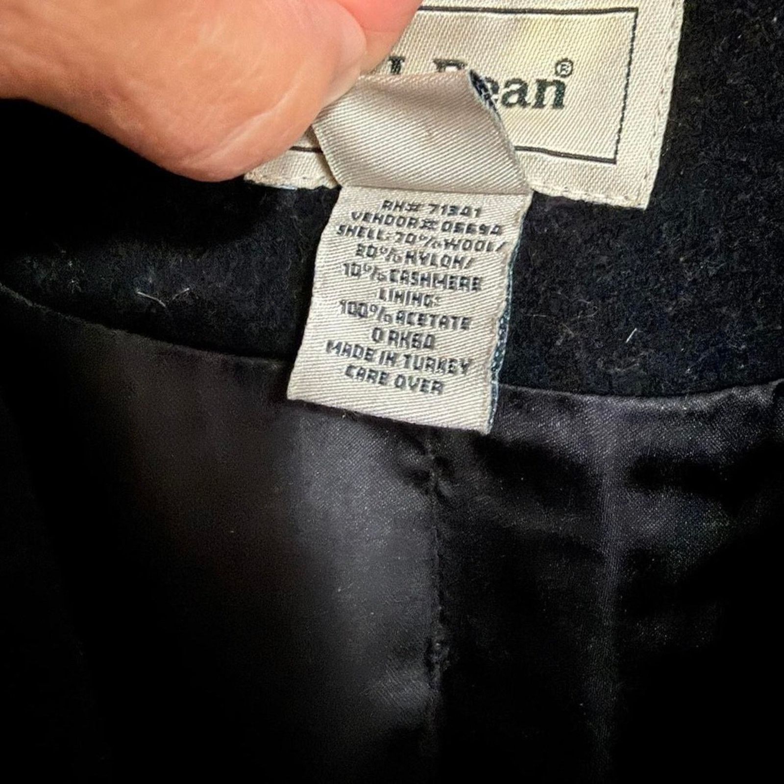 L.L. Bean Vintage L.L. Bean wool cashmere peacoat 16p petite Size XXL / US 16-18 / IT 52-54 - 5 Thumbnail