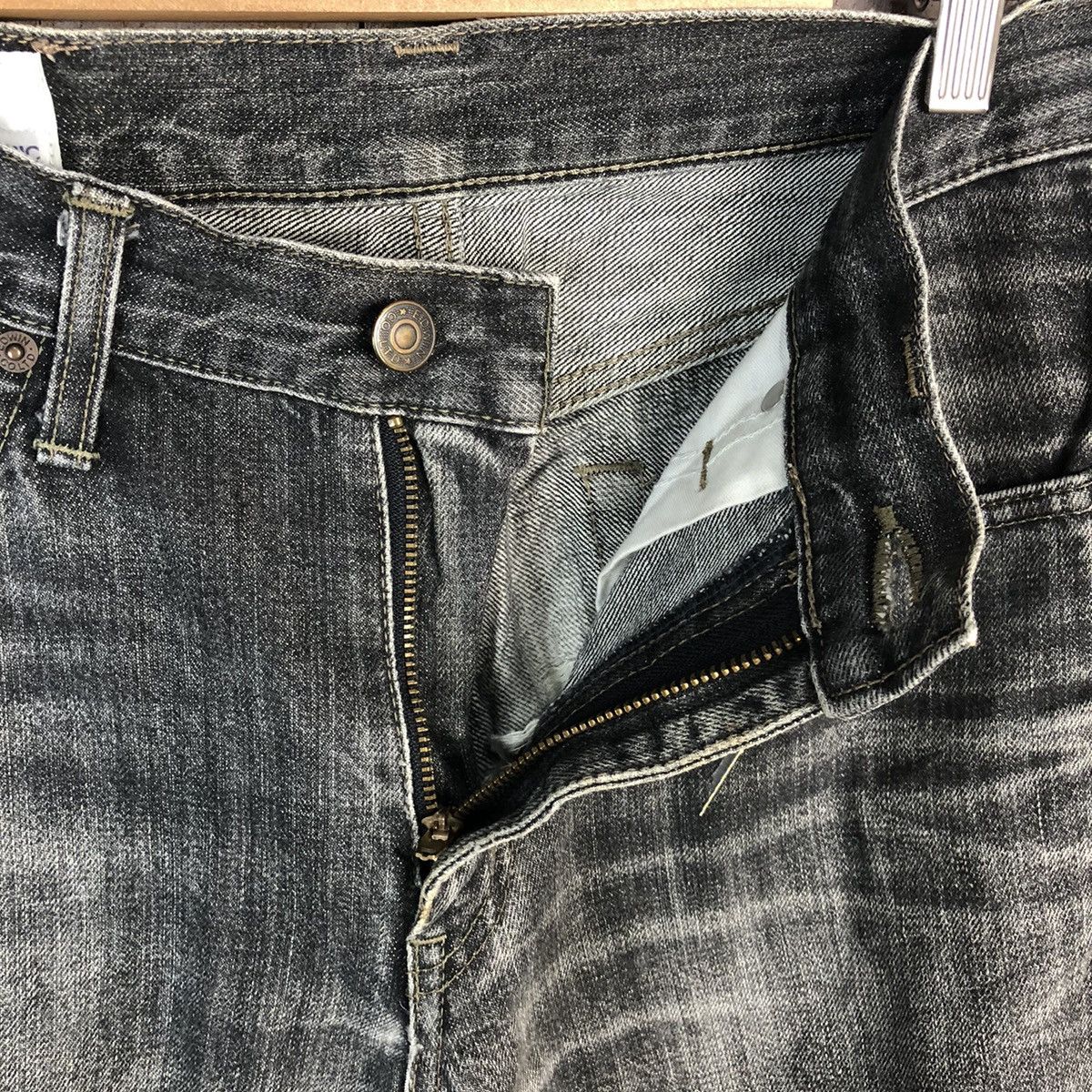 Edwin Edwin Black ripped distressed Denim Pants #A1035 Size US 29 - 13 Thumbnail
