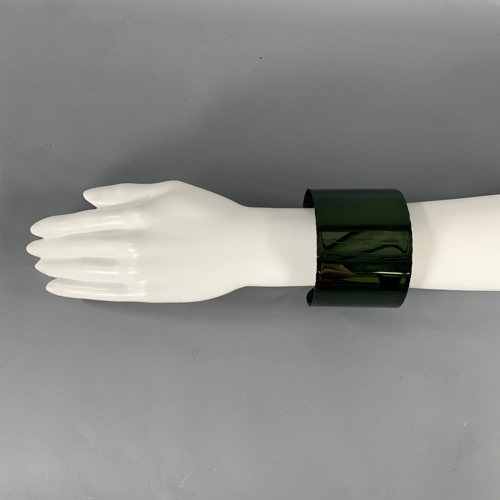 Maison Margiela MAISON MARTIN MARGIELA Green Metallic Metal Bracelet Size ONE SIZE - 4 Thumbnail
