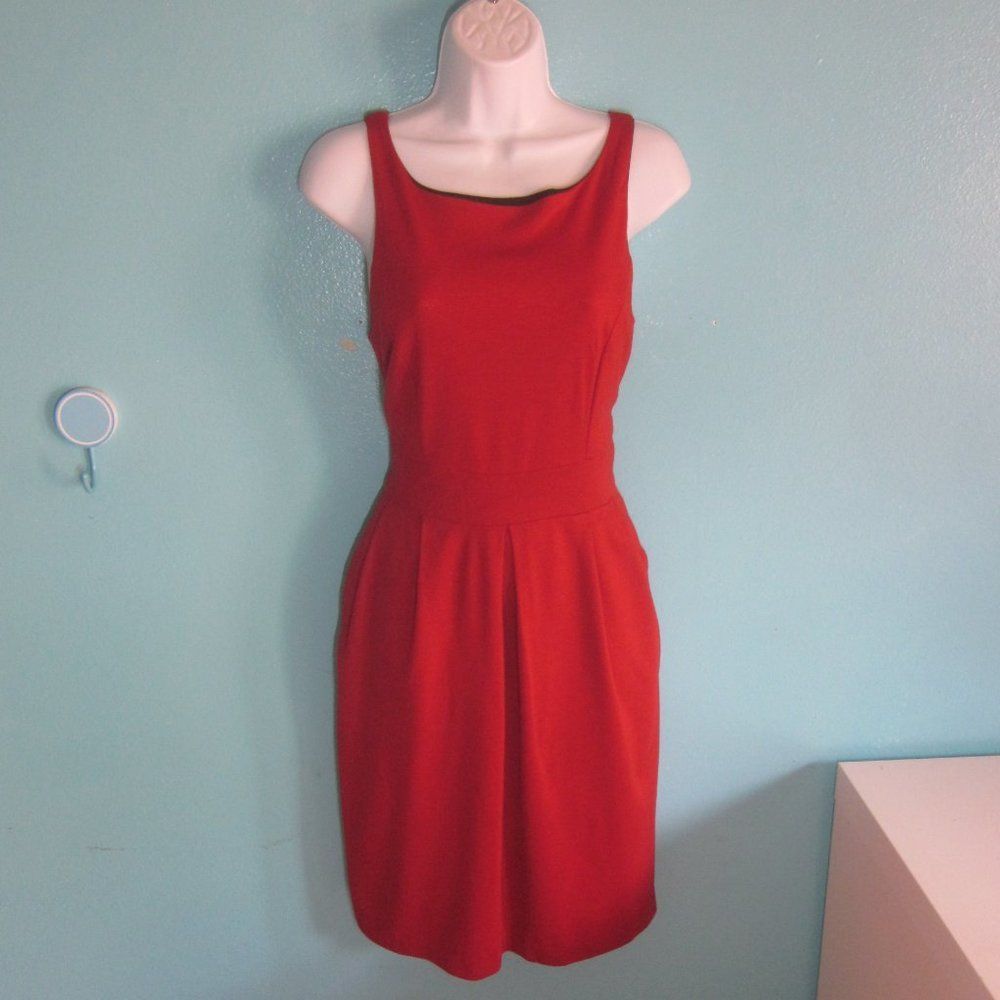 Eva Franco Eva Franco Red Dress Size 4 Size S / US 4 / IT 40 - 5 Thumbnail