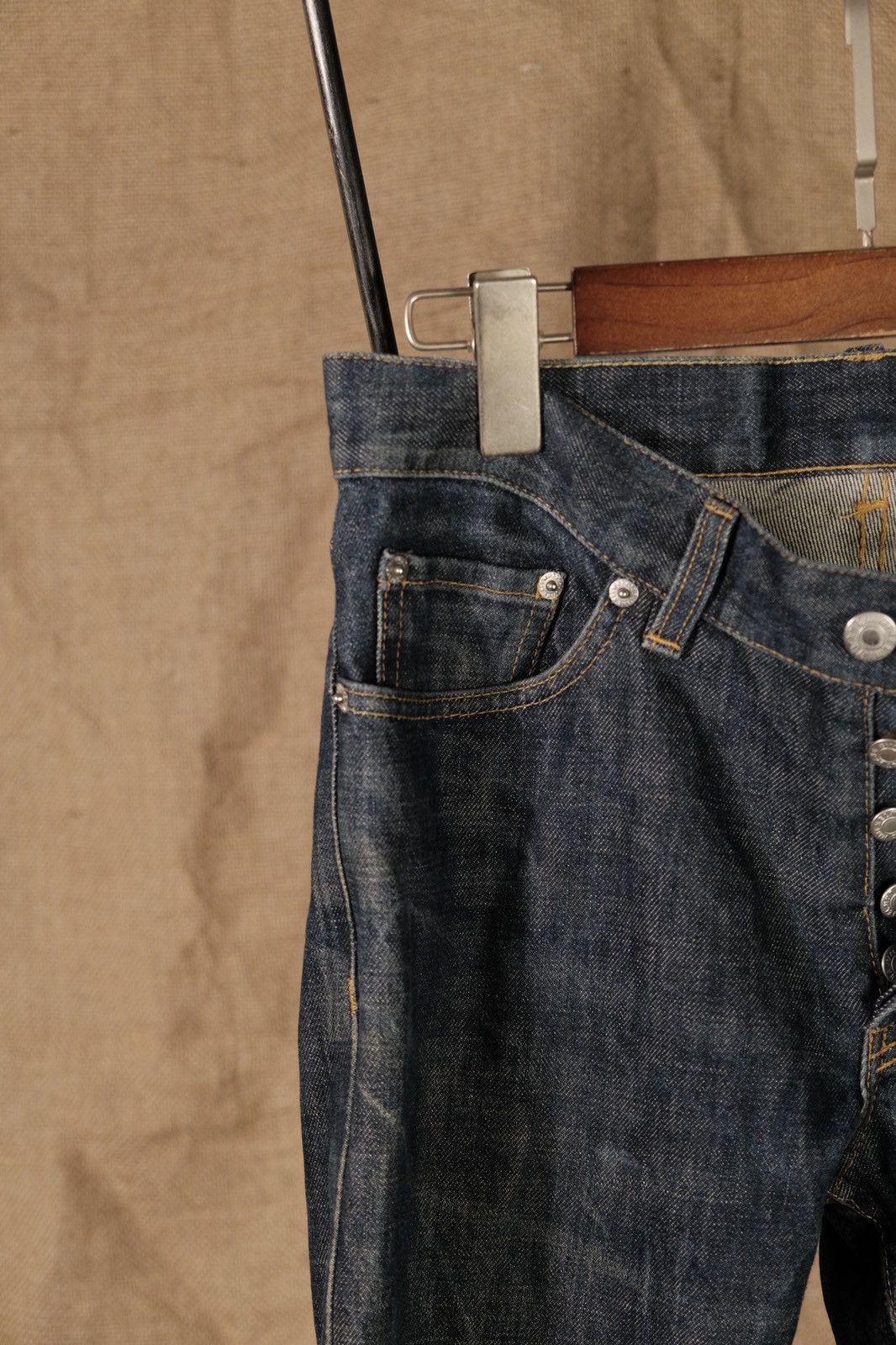 Helmut Lang Vintage Helmut Lang 1999s Classic Cut Raw Denim Size US 29 - 3 Thumbnail