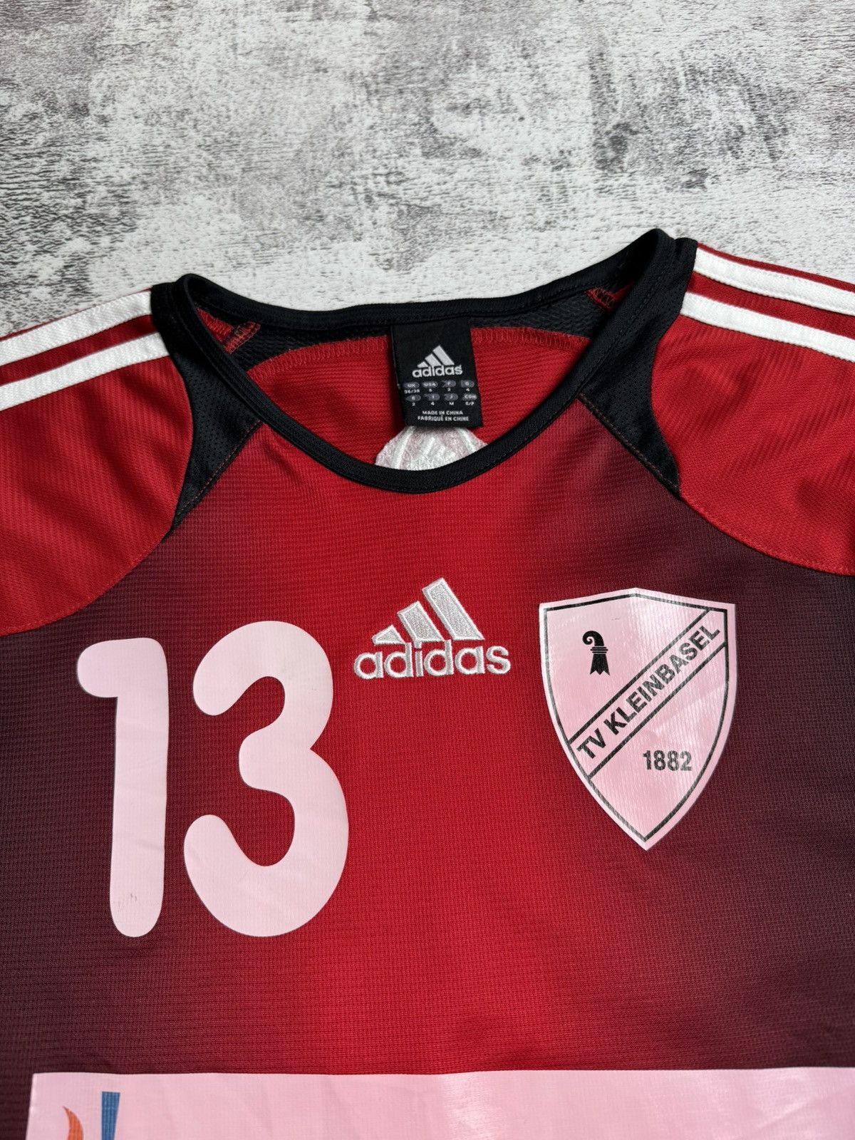 Adidas TV Kleinbasel Handball Memorabilia Adidas #13 Red Black Jersey Kit T Shirt Size US S / EU 44-46 / 1 - 7 Thumbnail