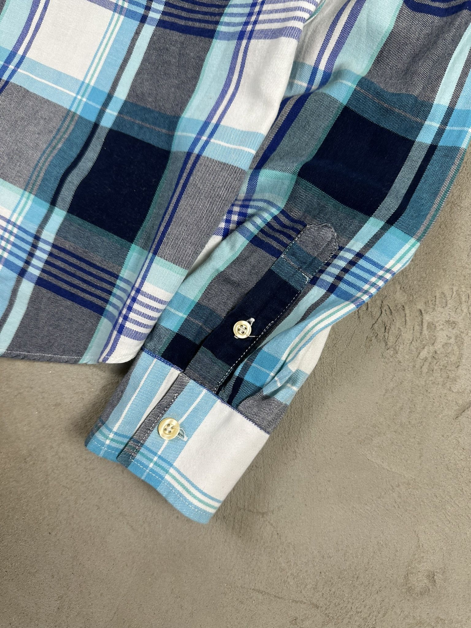 Flannel × Vintage Vintage Flannel Checked Button Up Shirt Size US M / EU 48-50 / 2 - 13 Thumbnail