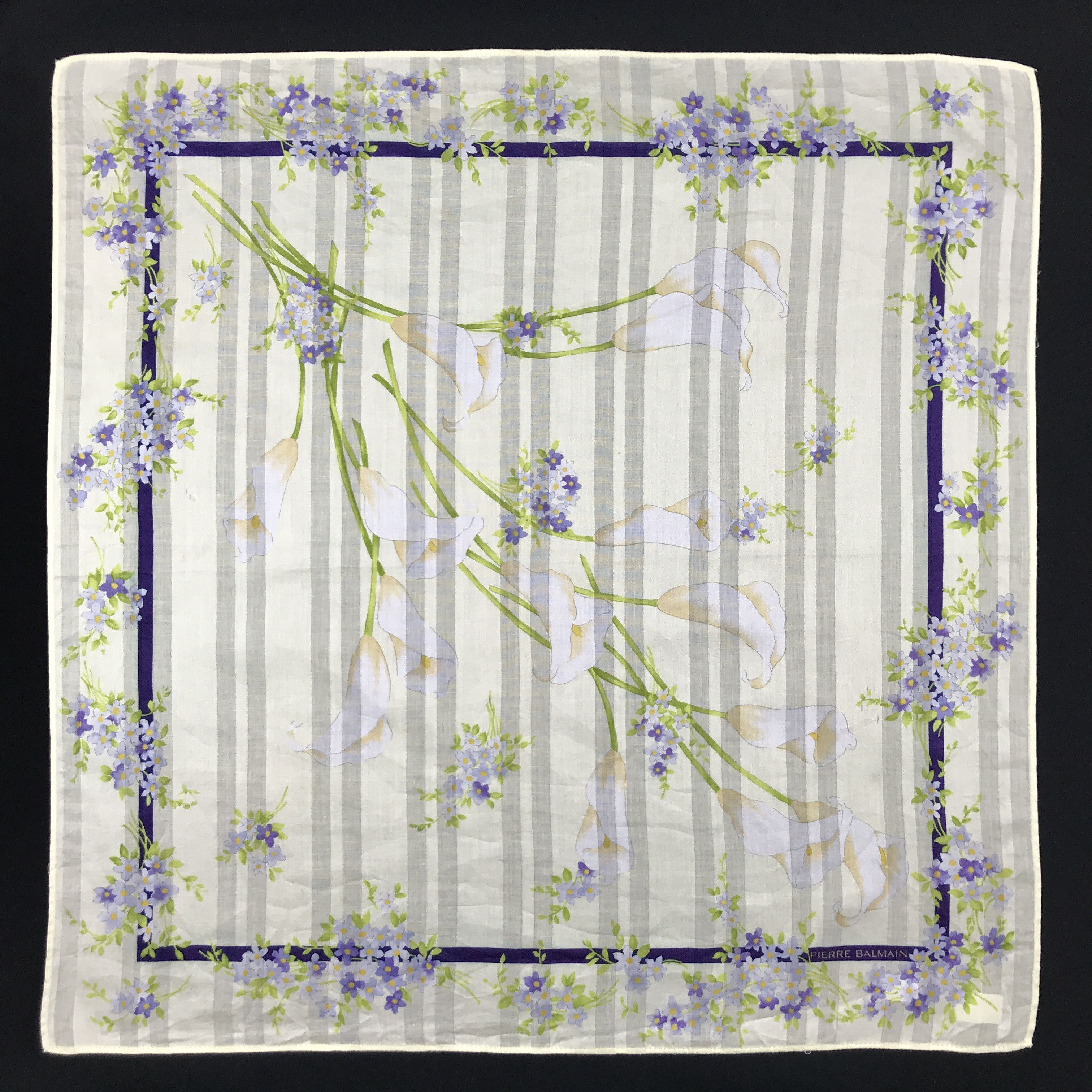 Designer × Pierre Balmain × Vintage Vintage Pierre Balmain Bandana Neckerchief Handkerchief Size ONE SIZE - 1 Thumbnail