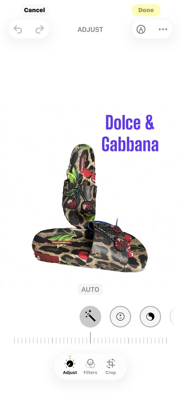 Dolce & Gabbana Portofino Cherry & Leopard-Print Embellished Pool Slide Size US 10.5 / IT 40.5 - 1 Thumbnail