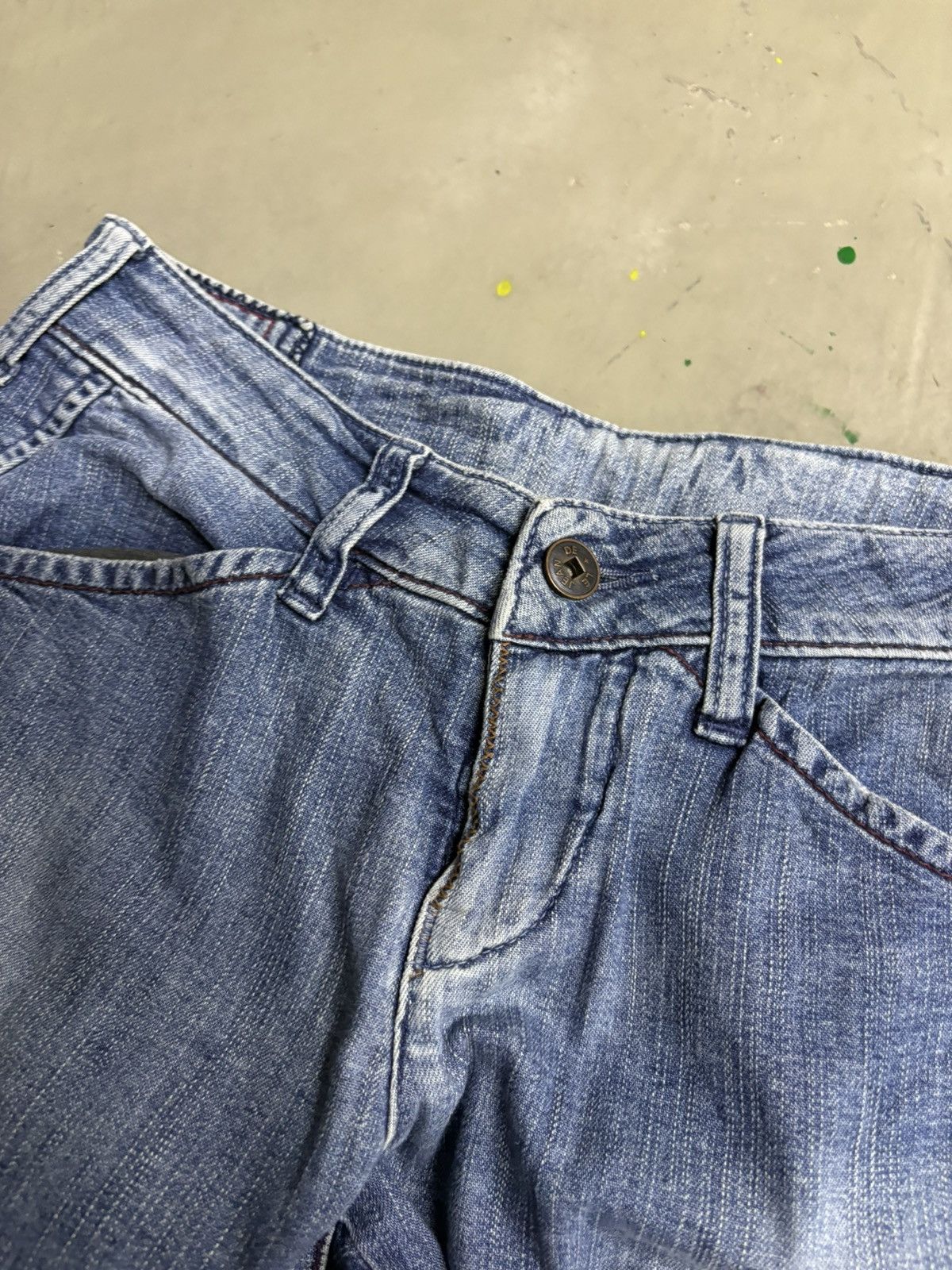 Marithe + Francois Girbaud Vintage Buckle Back Marithe+Francois Girbaud Y2K Capri Jeans Size US 28 / EU 44 - 8 Thumbnail