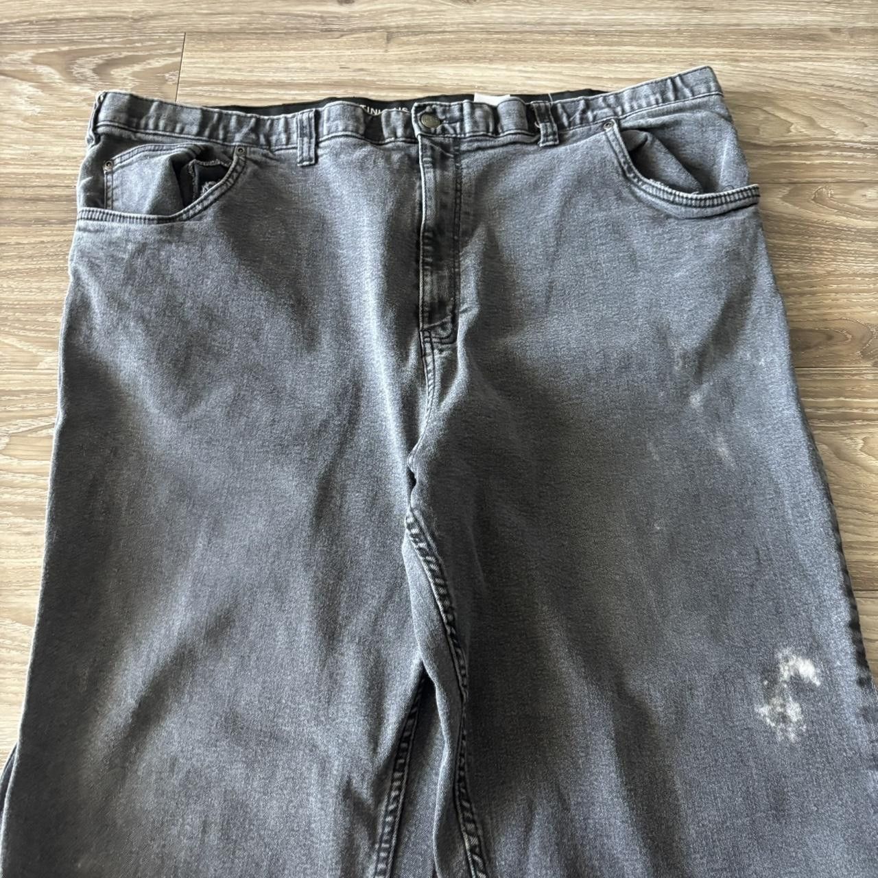 Vintage Crazy Vintage Y2K/2000s Baggy Faded Black Skater Denim Jeans! 46x30 Size US 44 / EU 60 - 5 Thumbnail
