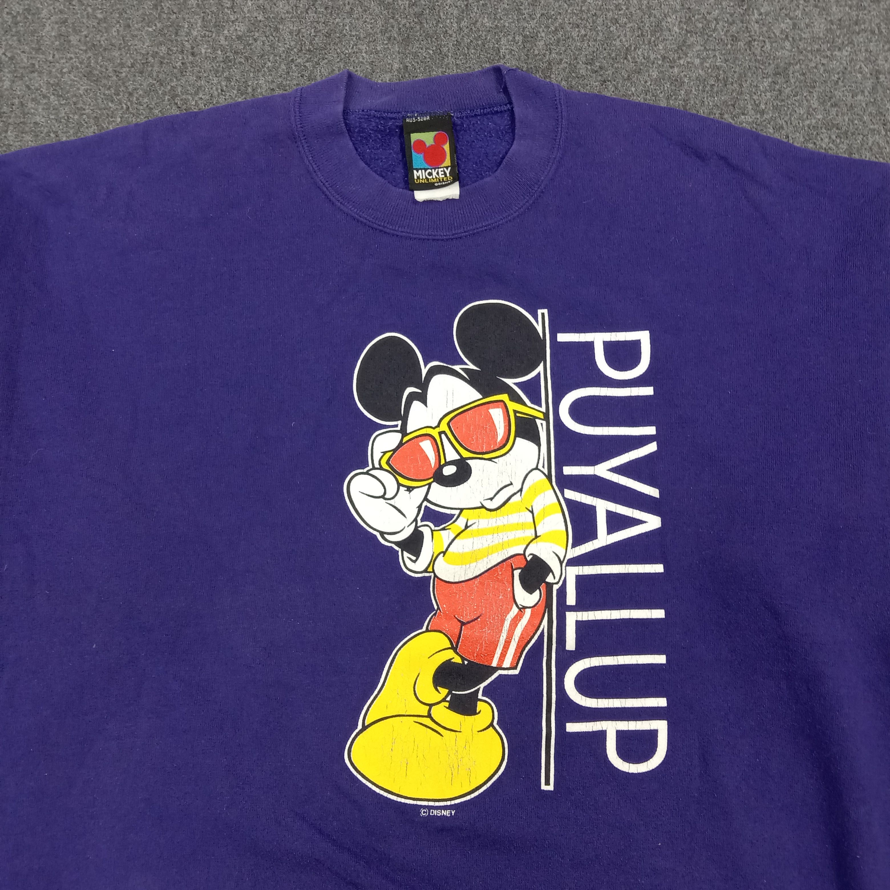 Mickey Mouse Disney Mickey Mouse Unlimited Puyallup Sweatshirt C271N1 Size US L / EU 52-54 / 3 - 2 Thumbnail